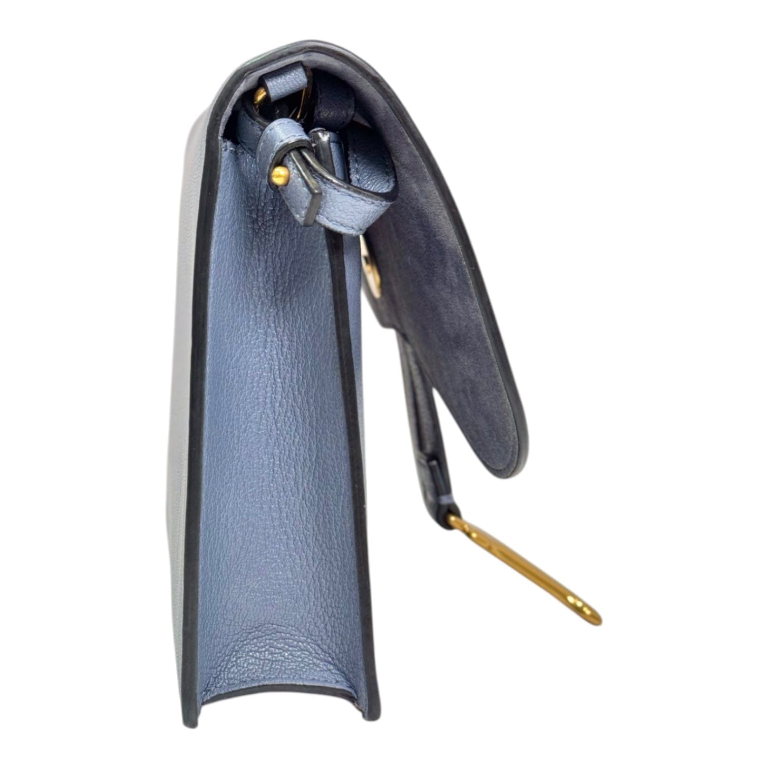 Dior Blue Strap Saddle Bag