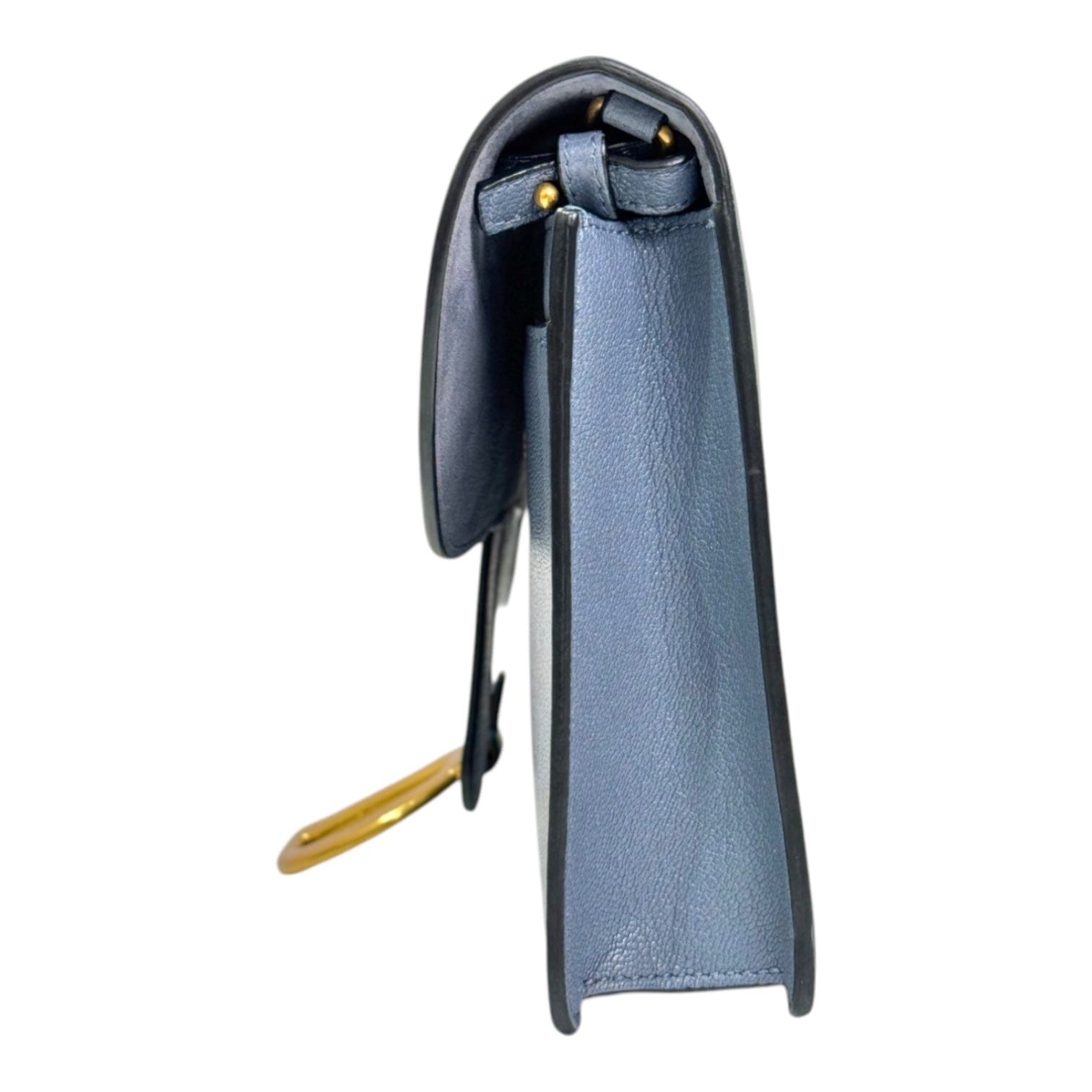 Dior Blue Strap Saddle Bag