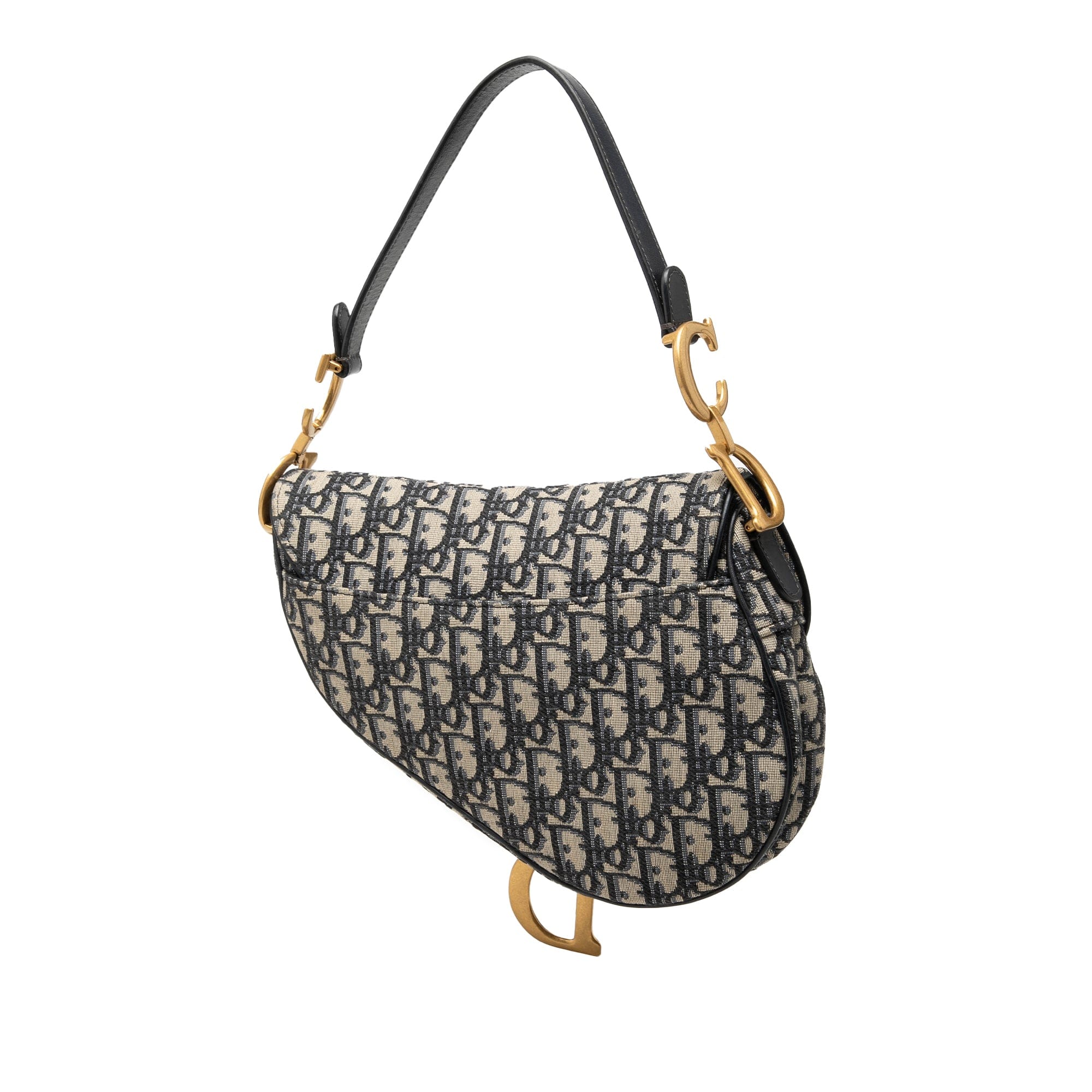 Dior Oblique Canvas Saddle Bag