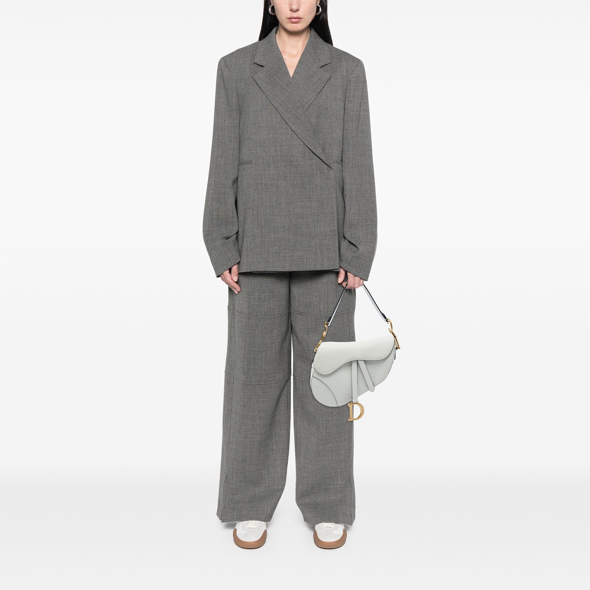 Dior Grained Calfskin Saddle Bag