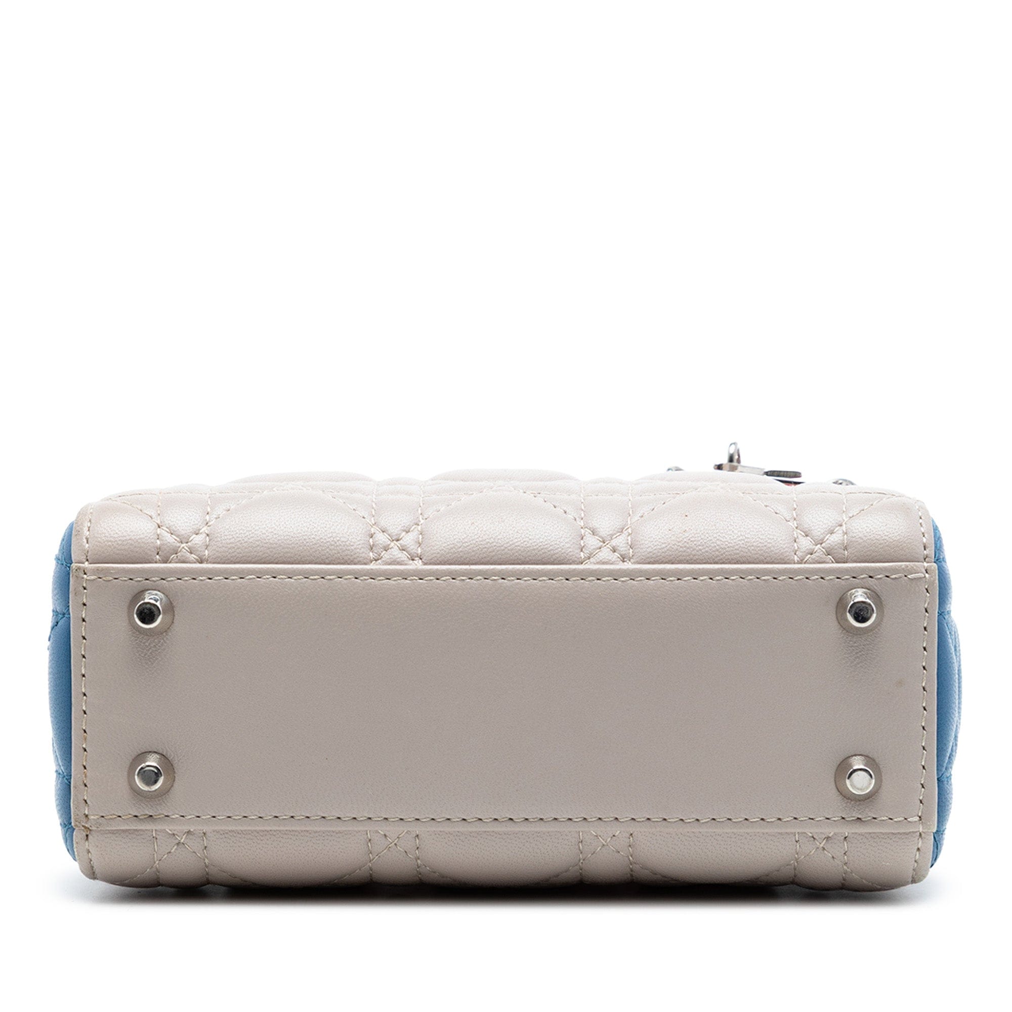 Dior Mini Tricolor Lambskin Cannage Lady Dior
