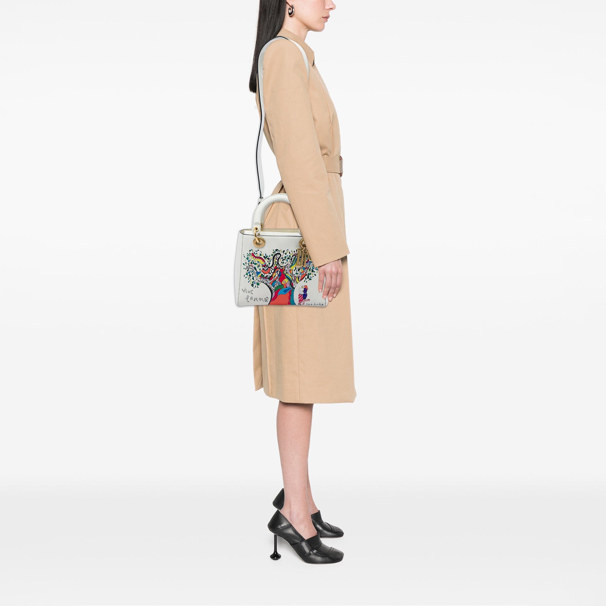 Dior Niki de Saint Phalle Medium Calfskin Vive L amour Lady Dior