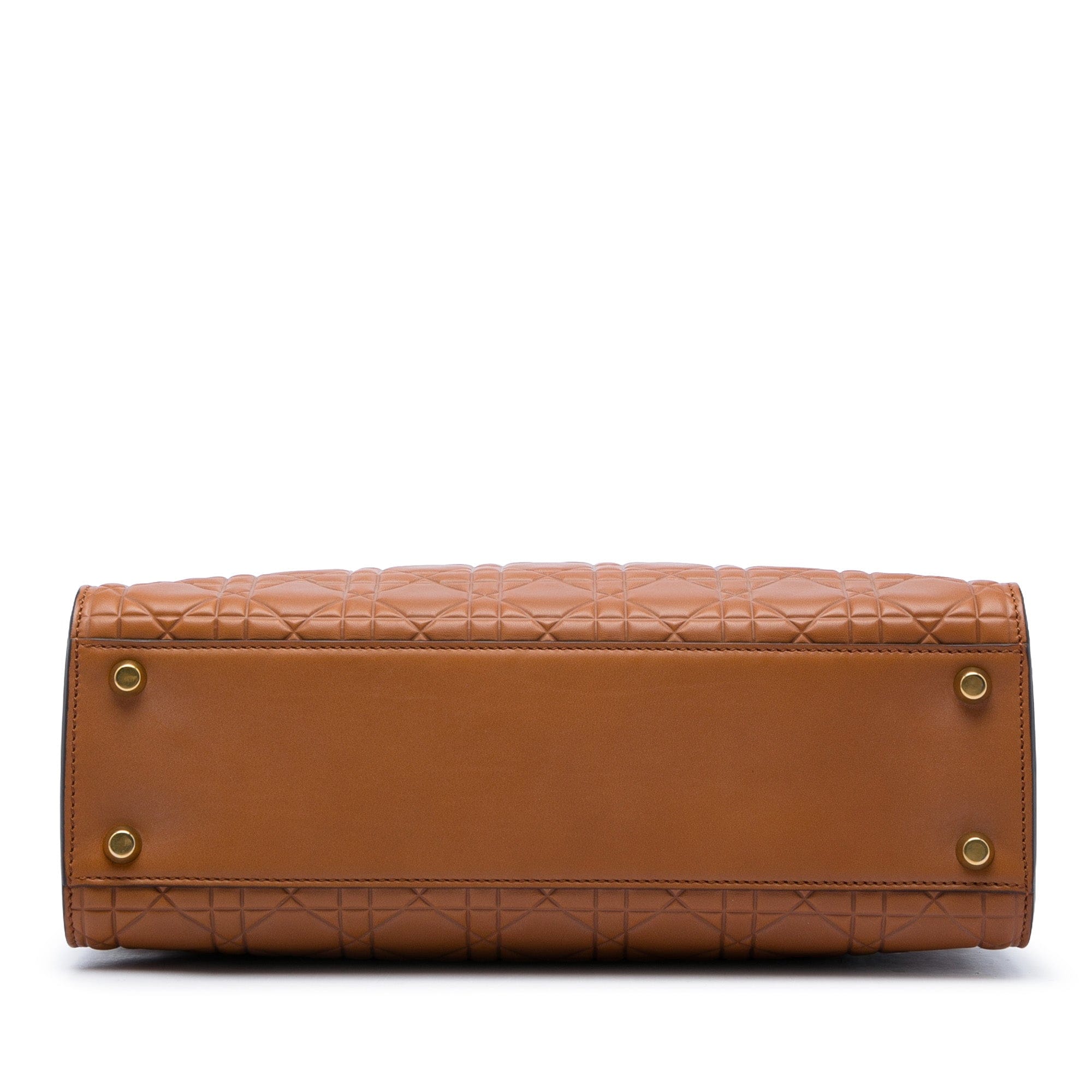 Dior Large Ultra Matte Calfskin Cannage Embossed Lady Dior