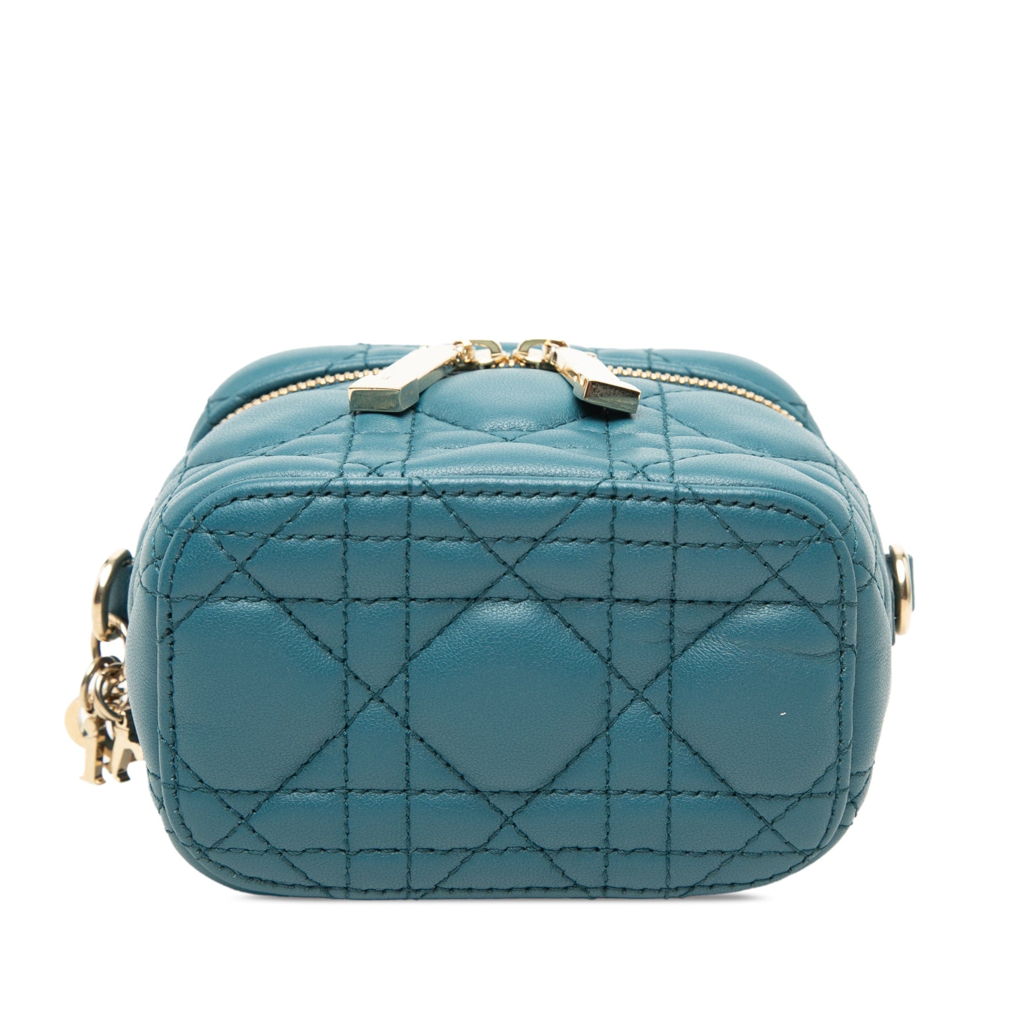 Dior Micro Lambskin Cannage Lady Dior Vanity Case