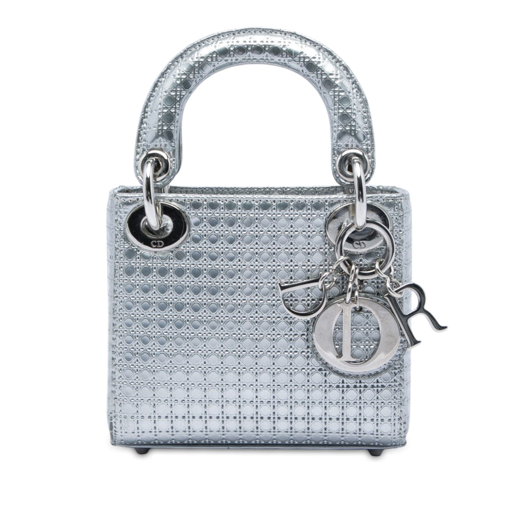 Dior Micro Metallic Patent Microcannage Lady Dior