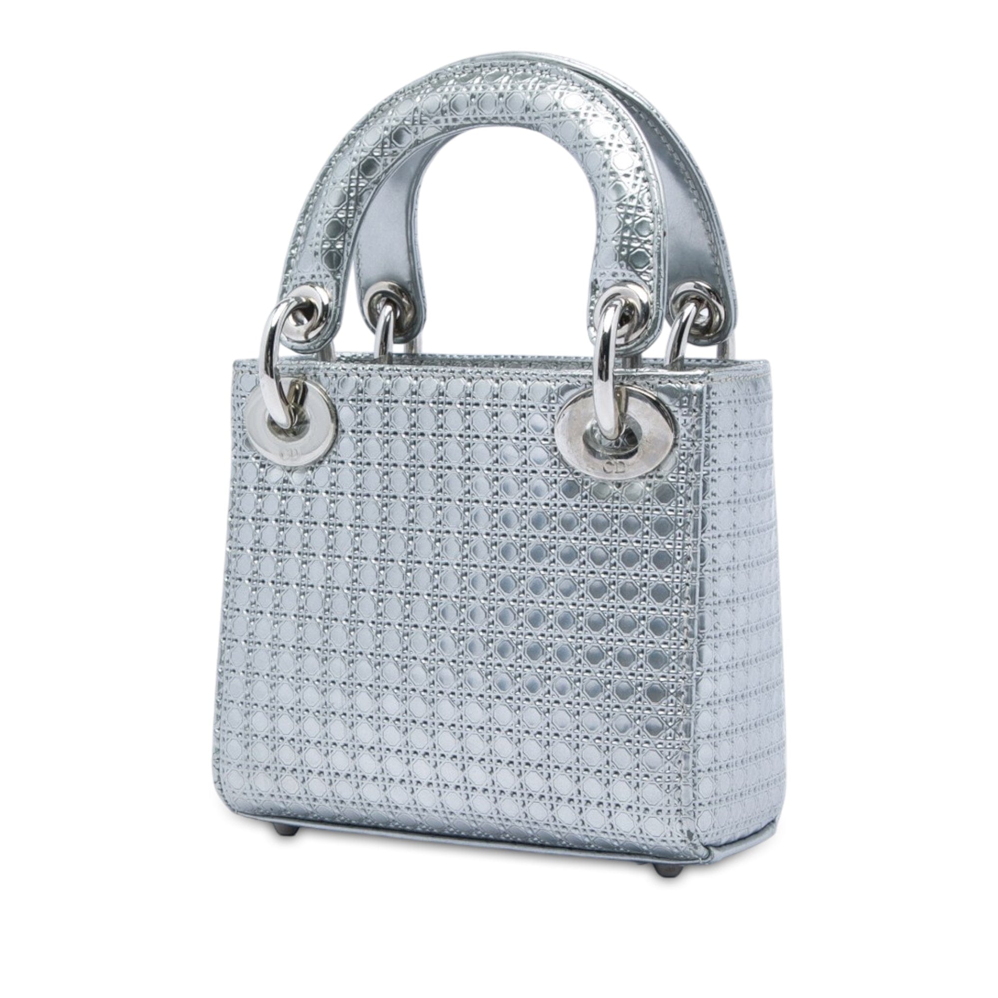 Dior Micro Metallic Patent Microcannage Lady Dior