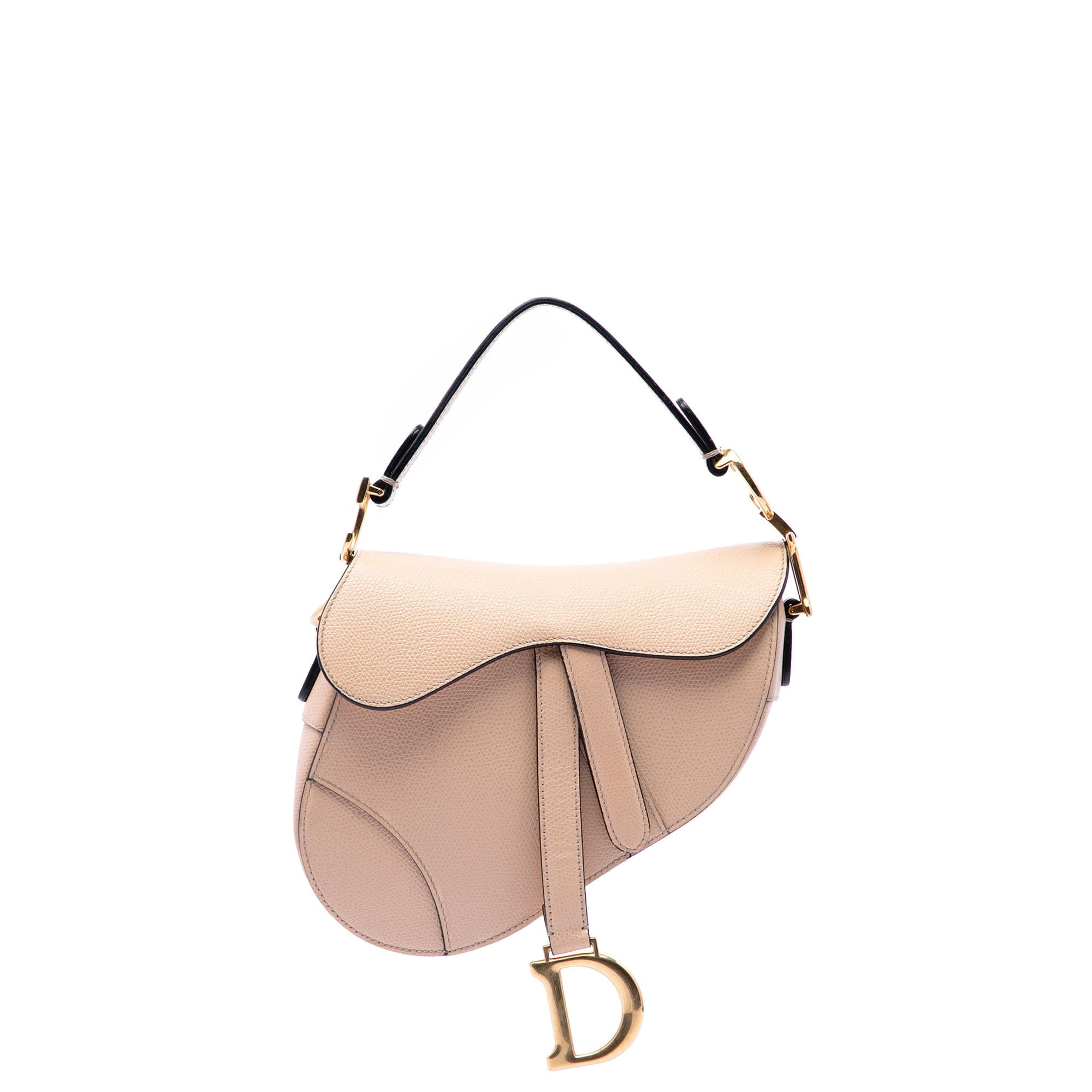 Dior Mini Grained Calfskin Saddle Bag