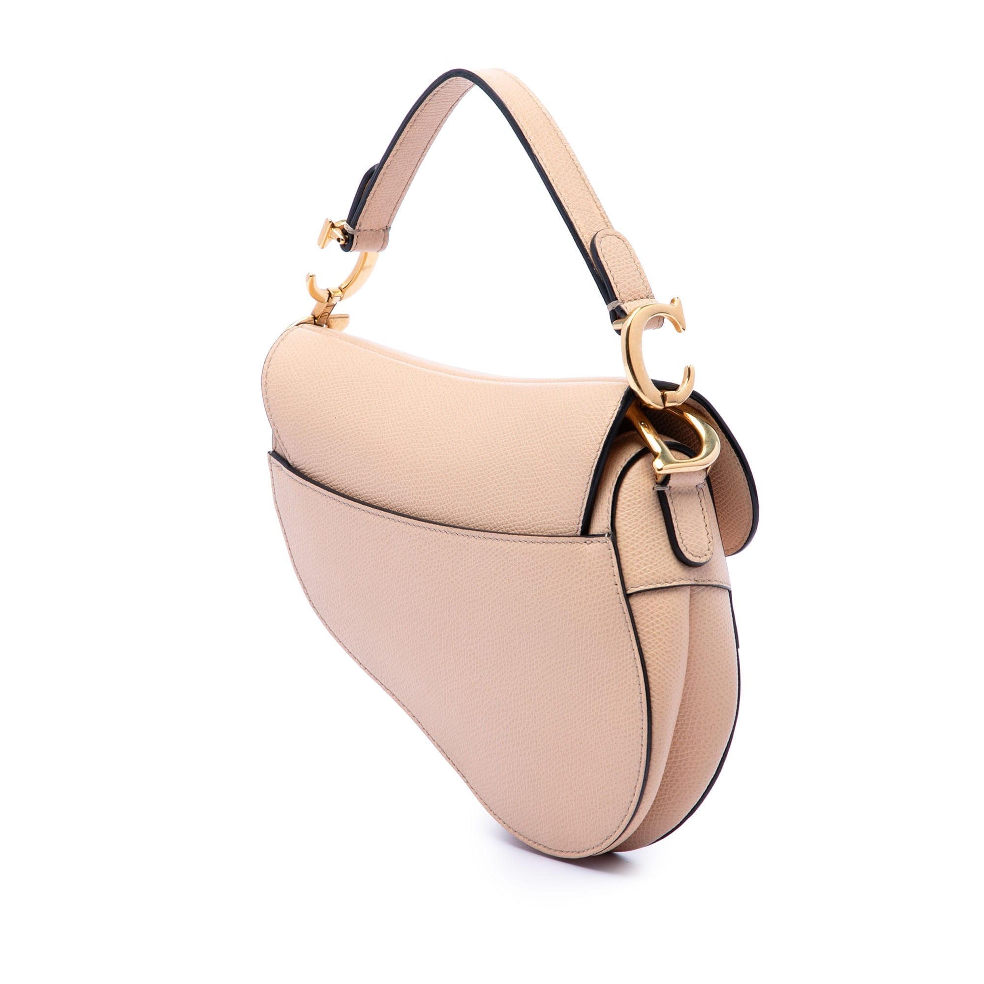 Dior Mini Grained Calfskin Saddle Bag