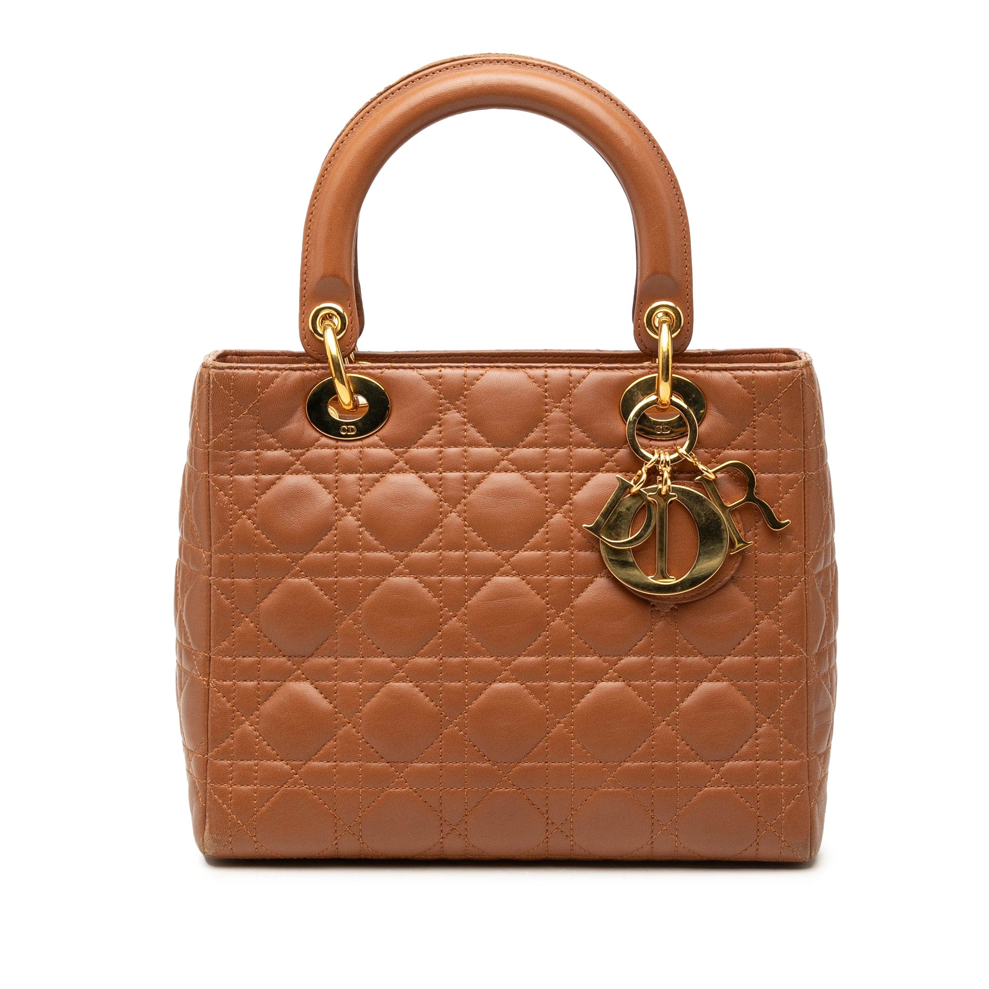 Dior Medium Lambskin Cannage Lady Dior