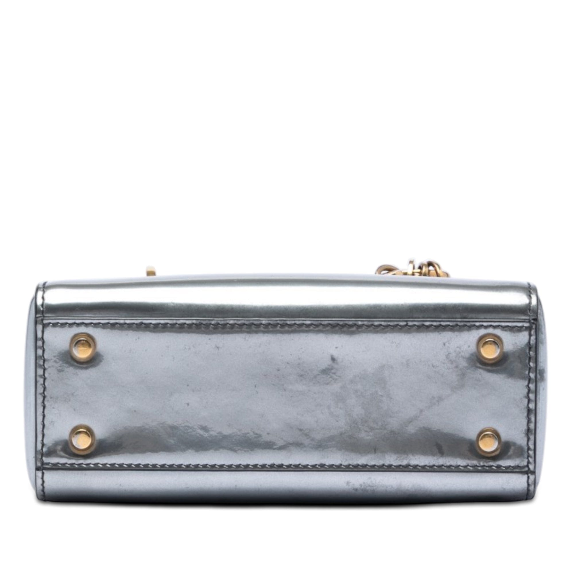 Dior Mini Metallic Patent Lady Dior