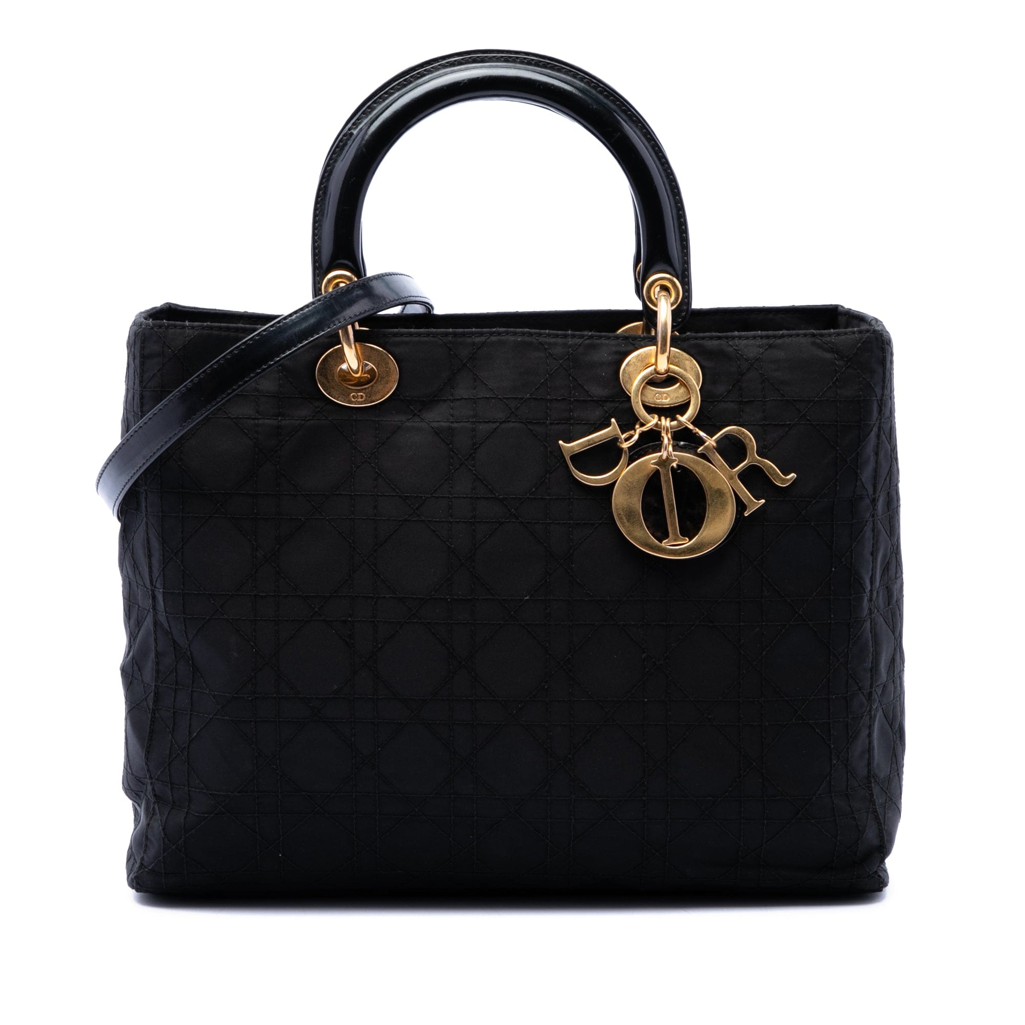 Dior Large Nylon Cannage Lady Dior