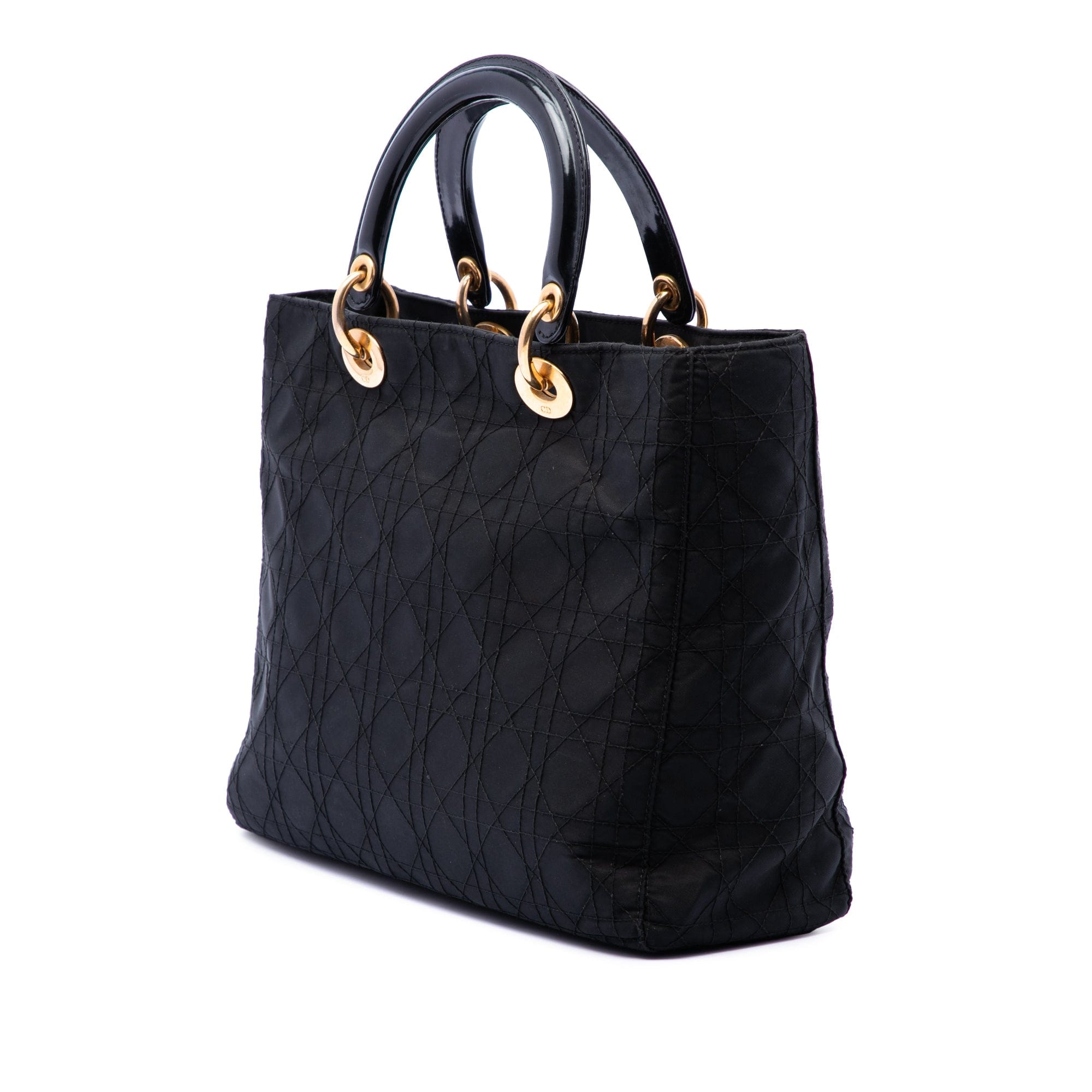 Dior Large Nylon Cannage Lady Dior