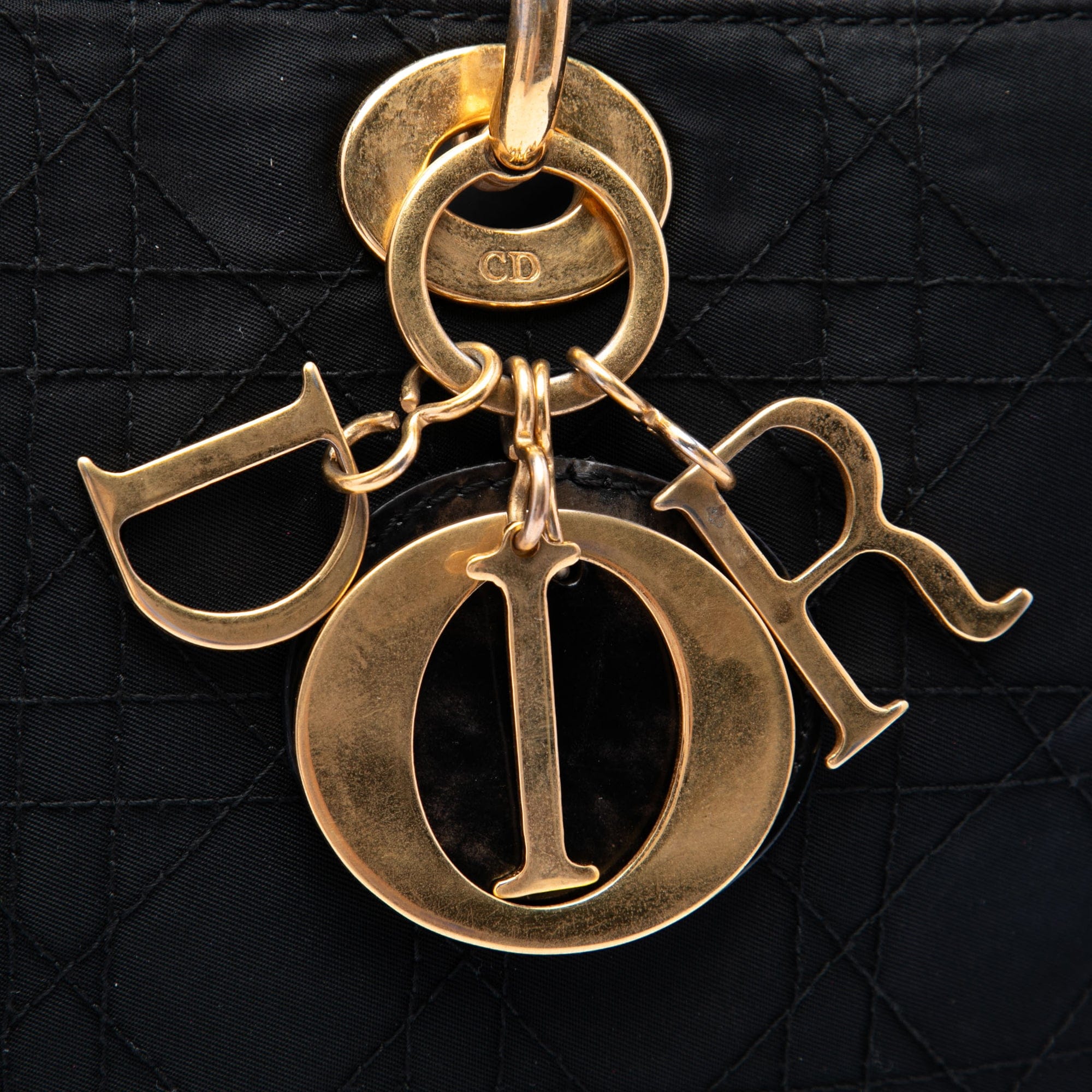 Dior Large Nylon Cannage Lady Dior