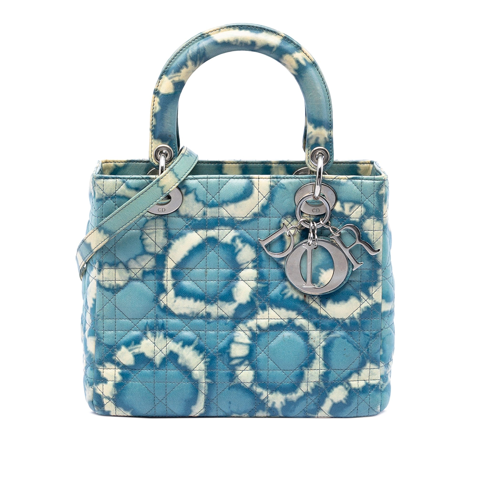 Dior Medium Calfskin Tie Dye Print Lady Dior