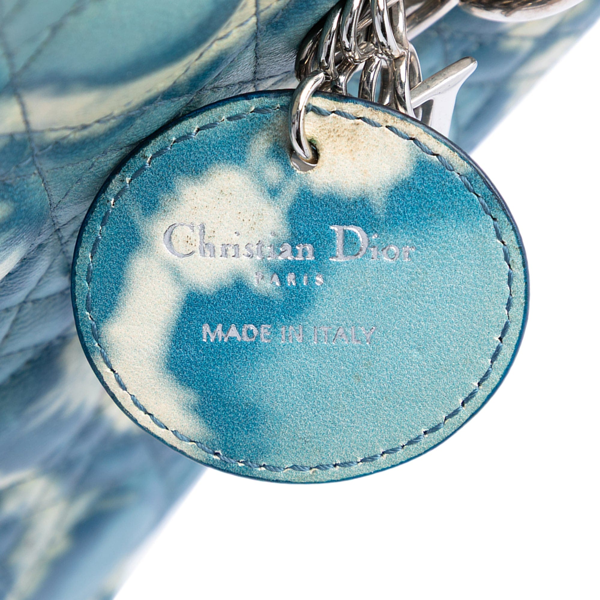 Dior Medium Calfskin Tie Dye Print Lady Dior