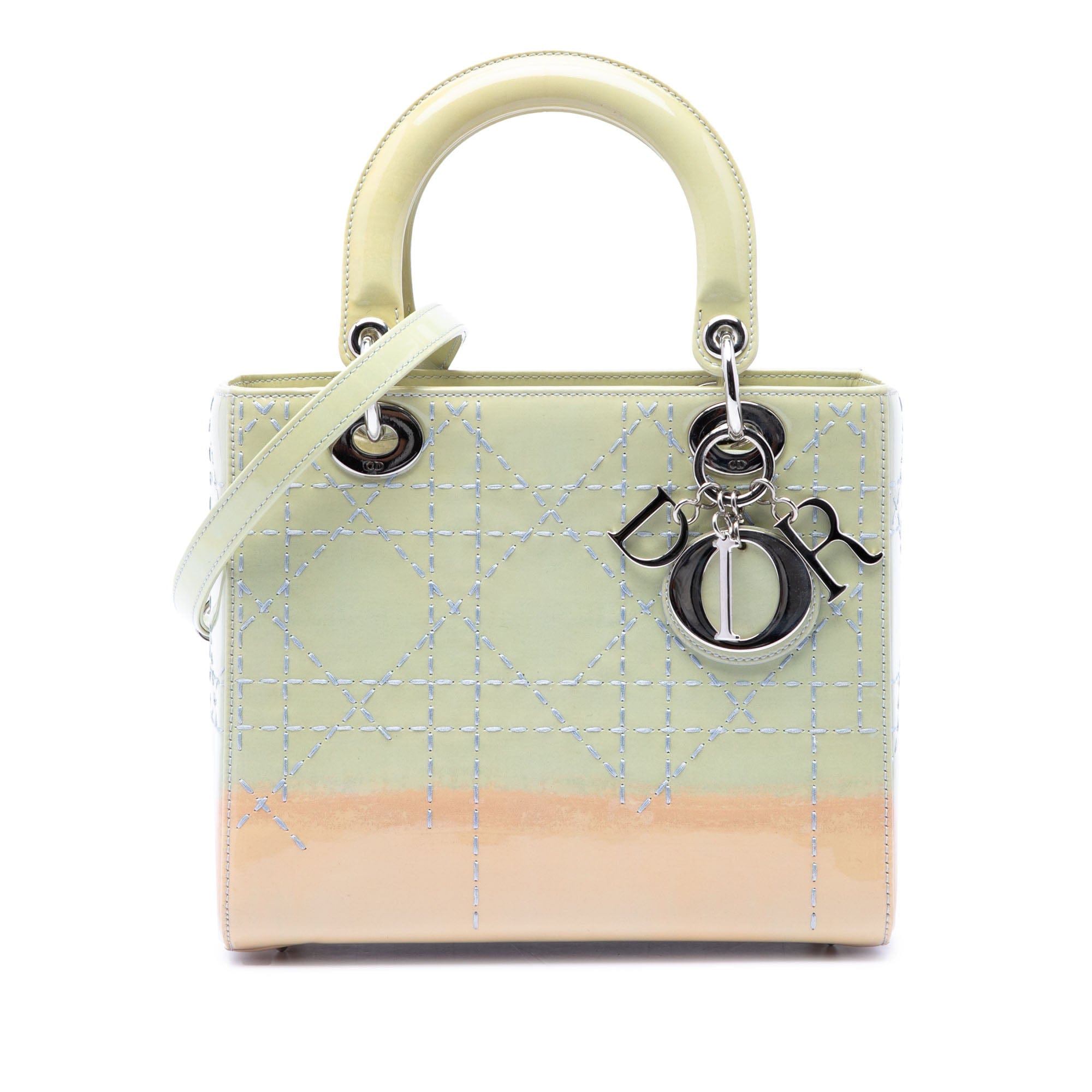 Dior Medium Ombre Patent Cannage Lady Dior