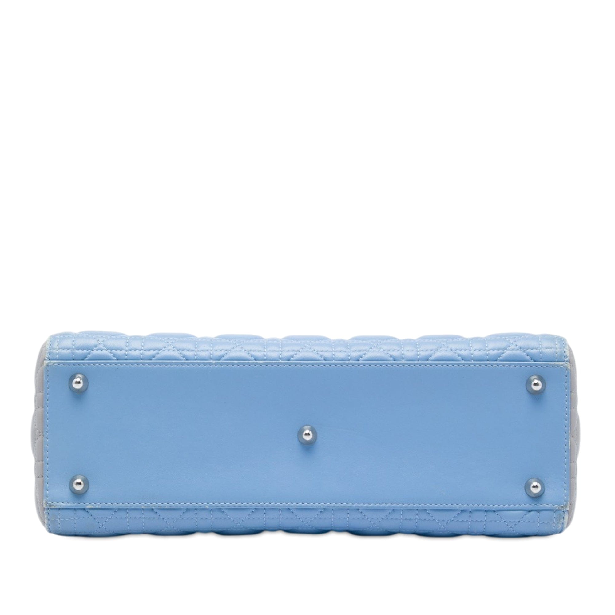 Dior Large Bicolor Lambskin Cannage Lady Dior