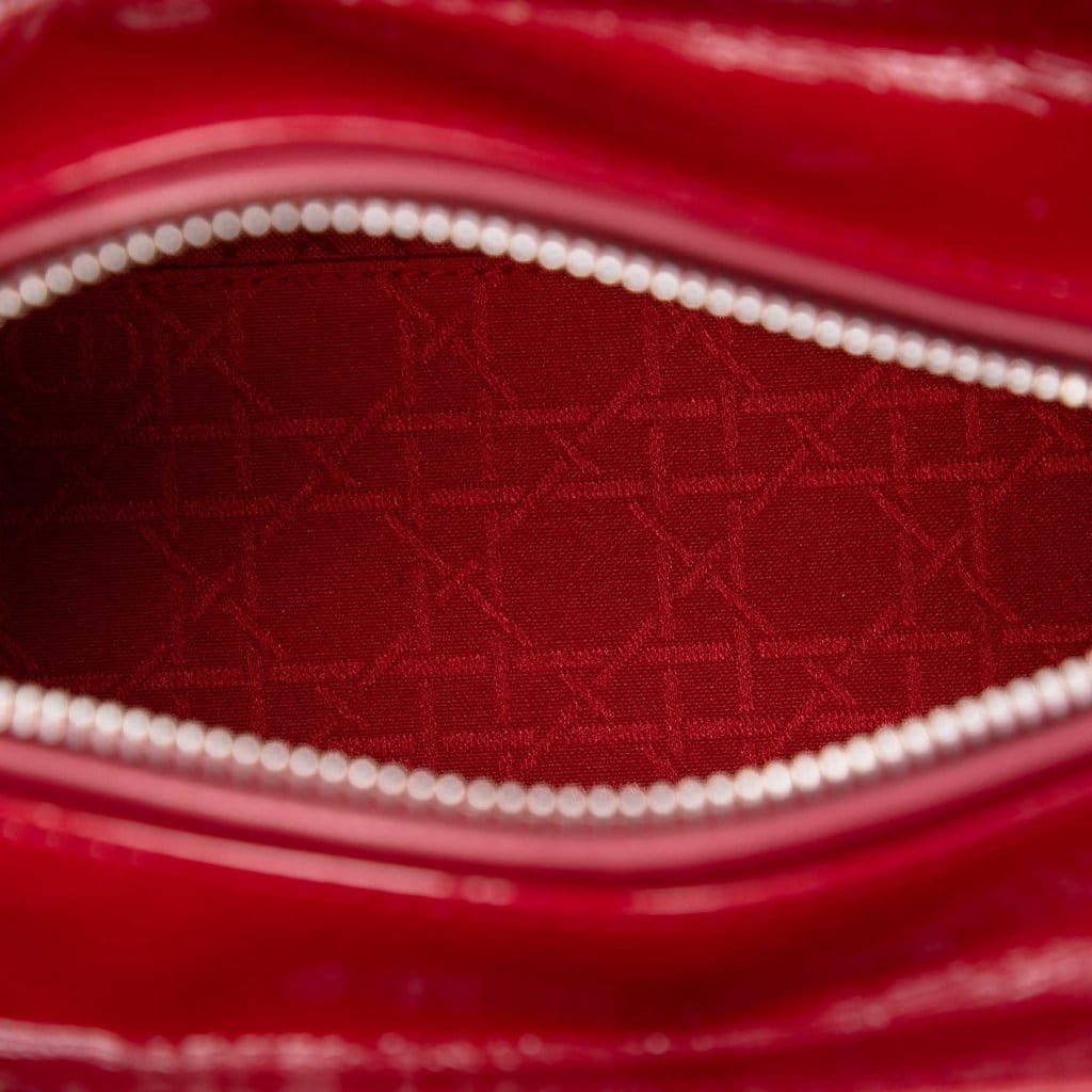 Dior Medium Patent Cannage Lady Dior