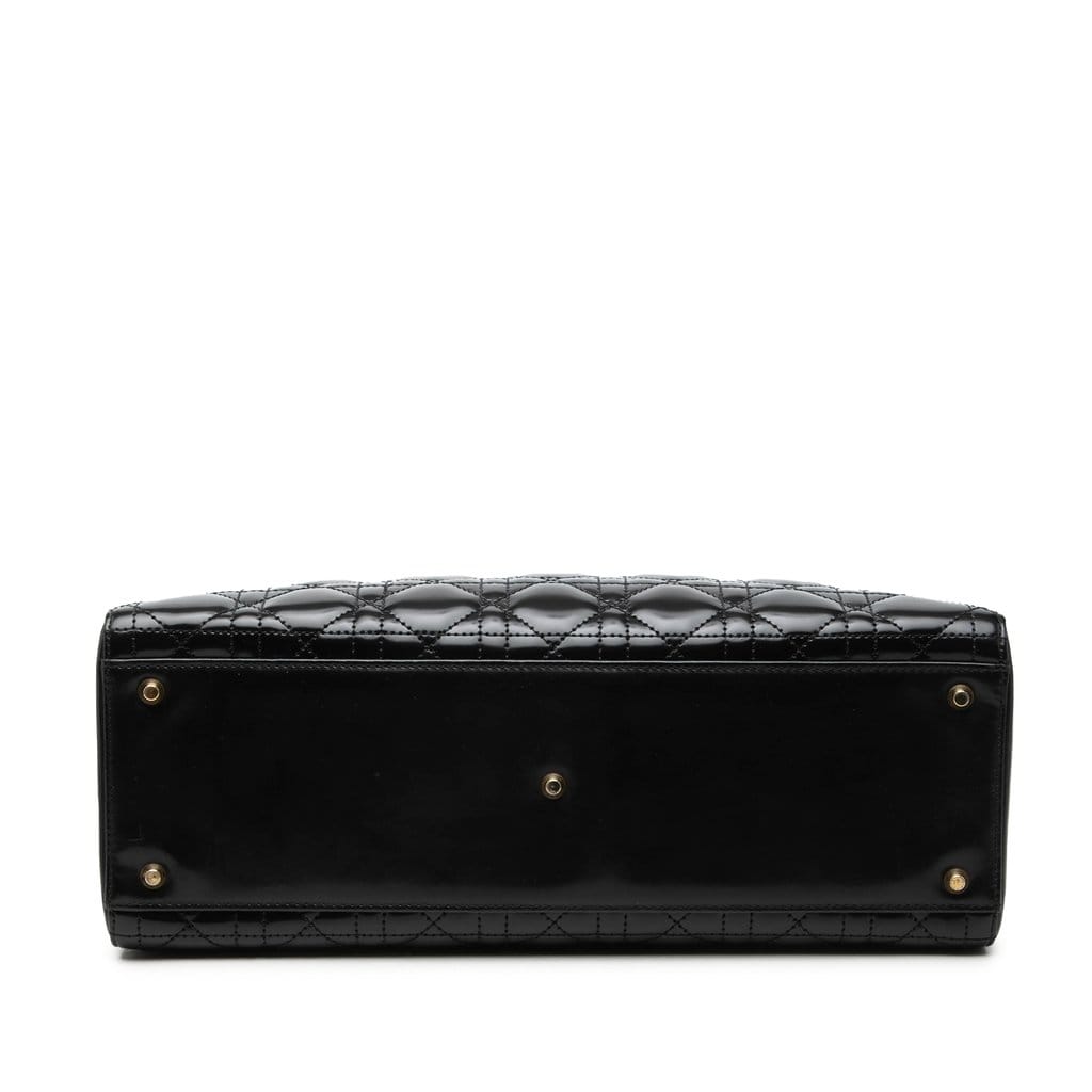 Dior Large Lambskin Cannage Lady Dior