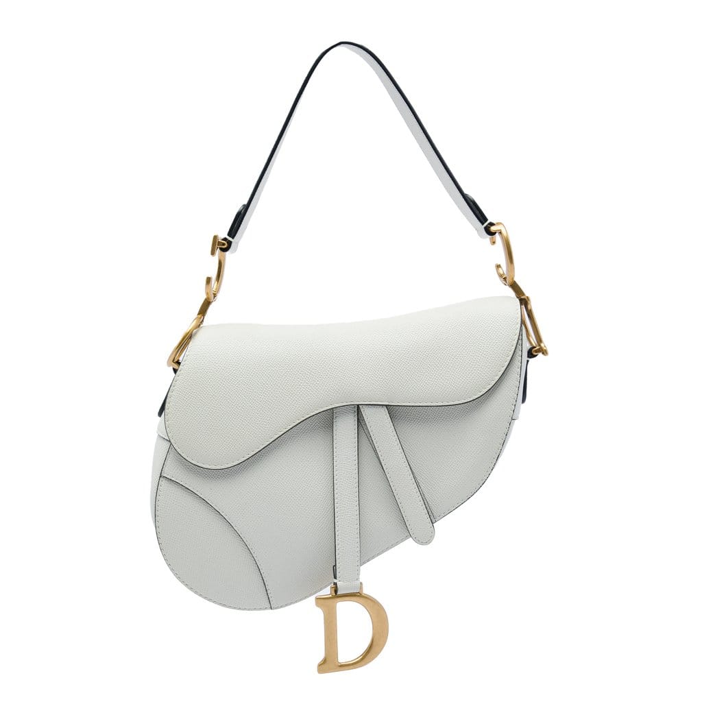 Dior Grained Calfskin Saddle Bag