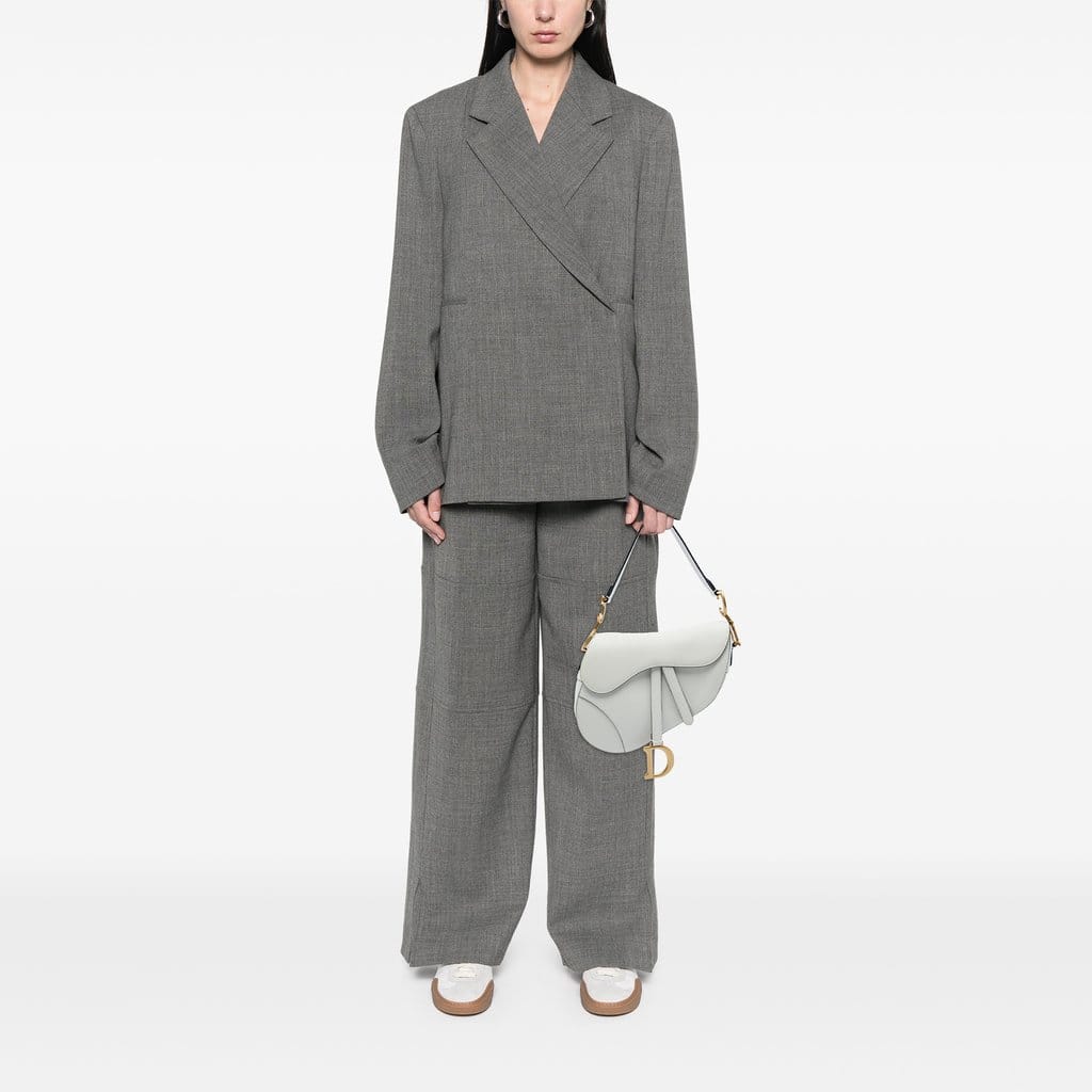 Dior Grained Calfskin Saddle Bag