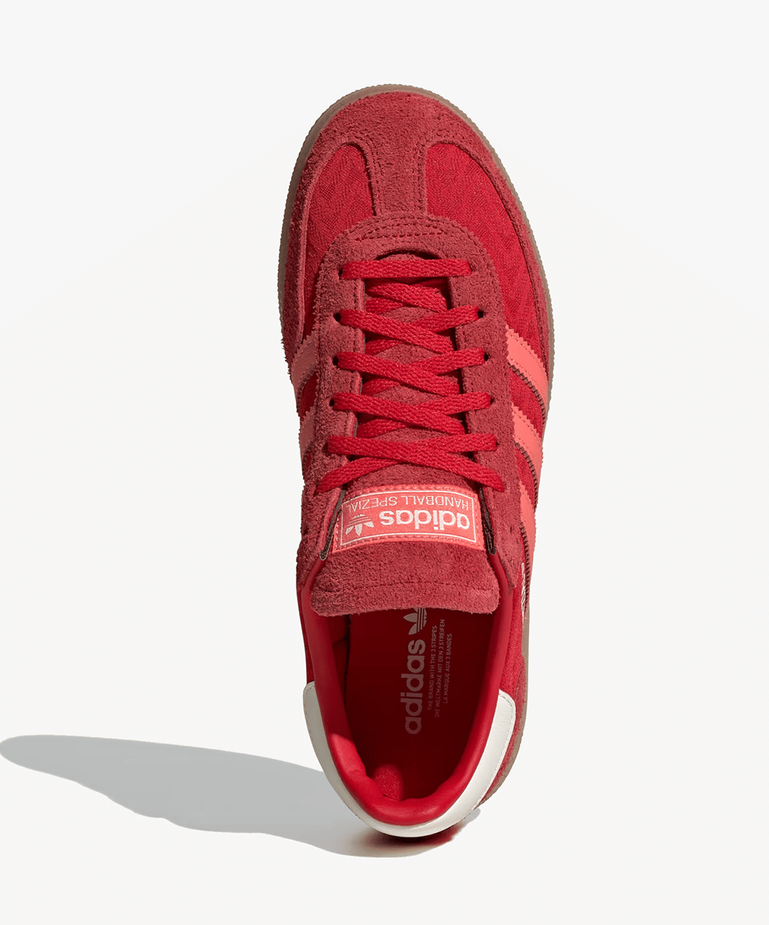 ADIDAS ORIGINALS | HANDBALL SPEZIAL { BETTER SCARLET/SEMI FLASH/OFF WHITE