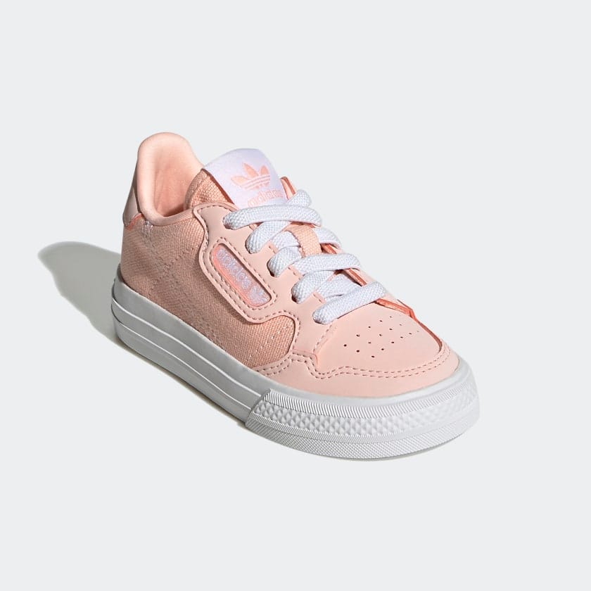 Adidas Continental Vulc EL I - Clear Orange / Ftwr White