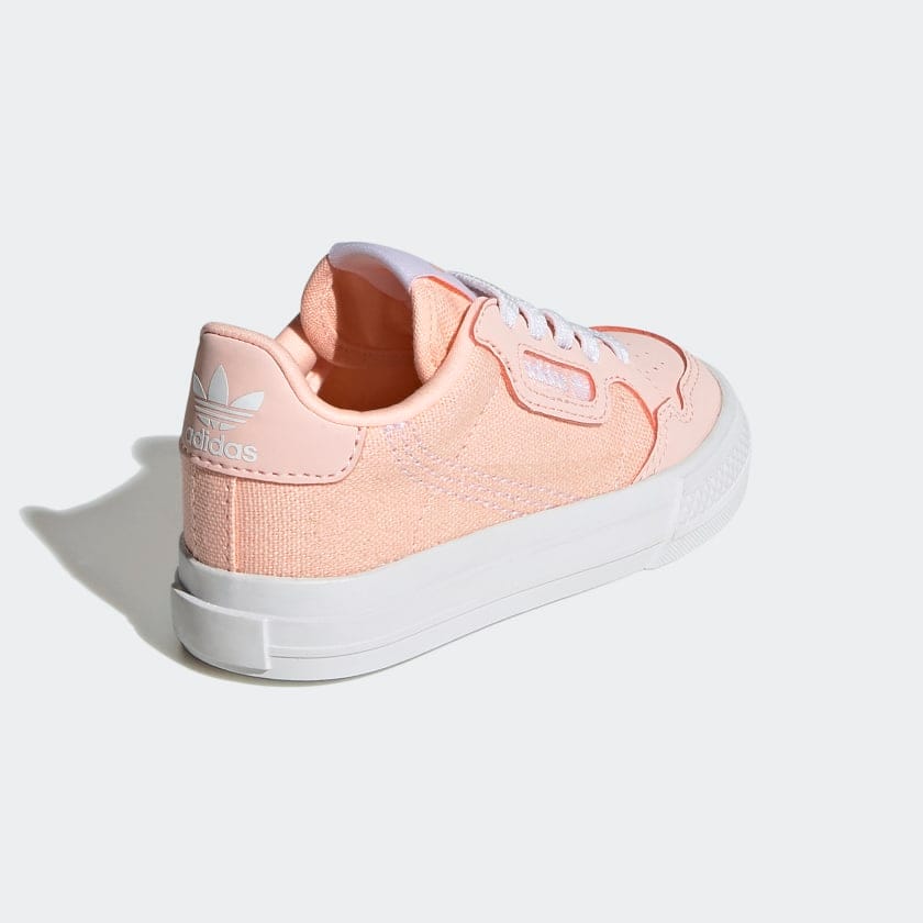 Adidas Continental Vulc EL I - Clear Orange / Ftwr White