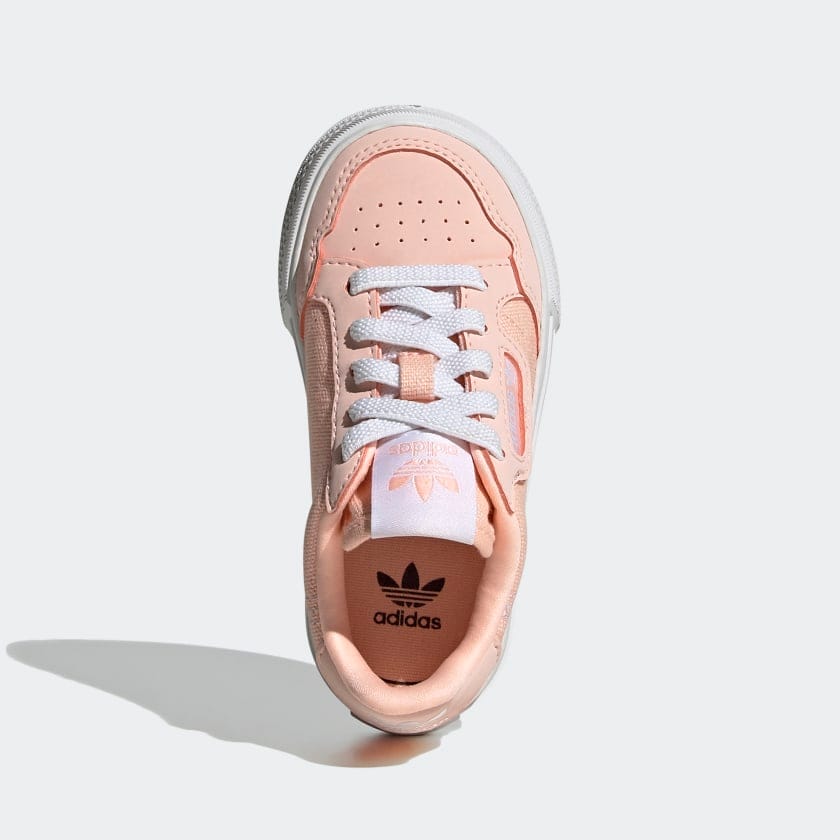 Adidas Continental Vulc EL I - Clear Orange / Ftwr White