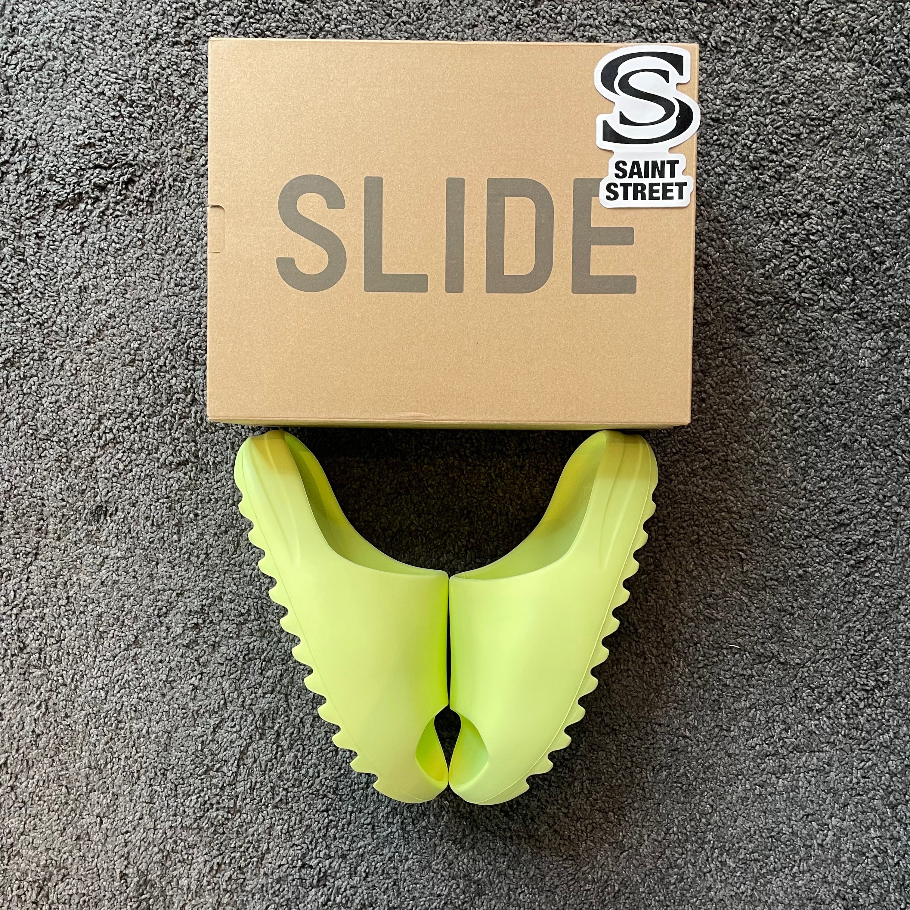 Yeezy Adidas x Yeezy Slide Green Glow