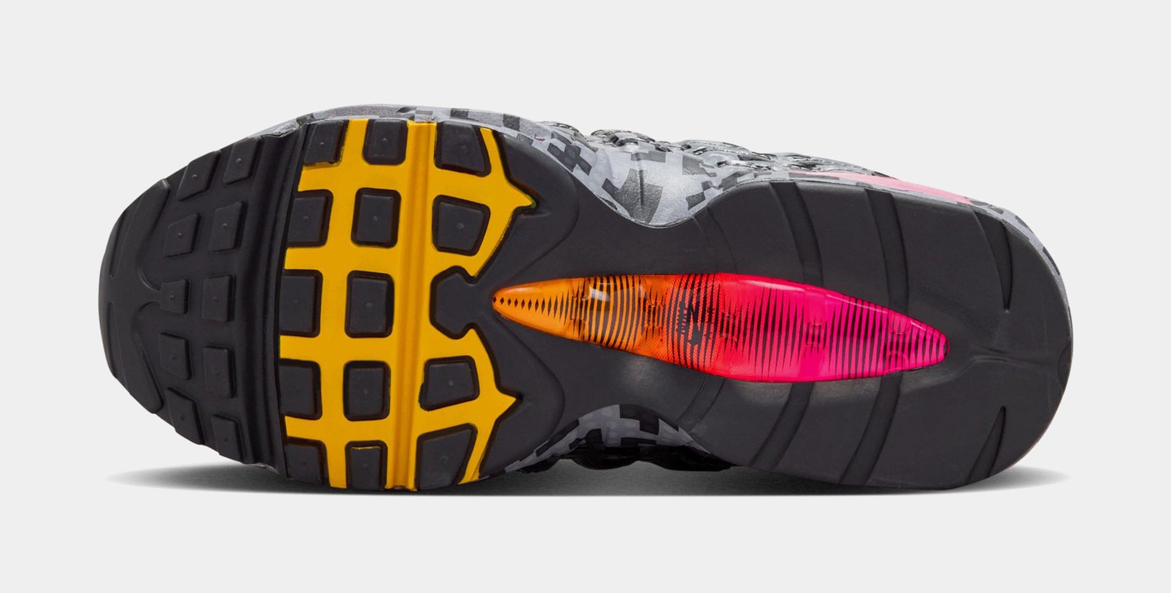 Nike LEGO x Air Max 95 Brick Pixel Grade School Lifestyle Shoes (Smoke Grey/Metallic Silver/Black/University Gold/Volt/Hyper Pink) Free Shipping
