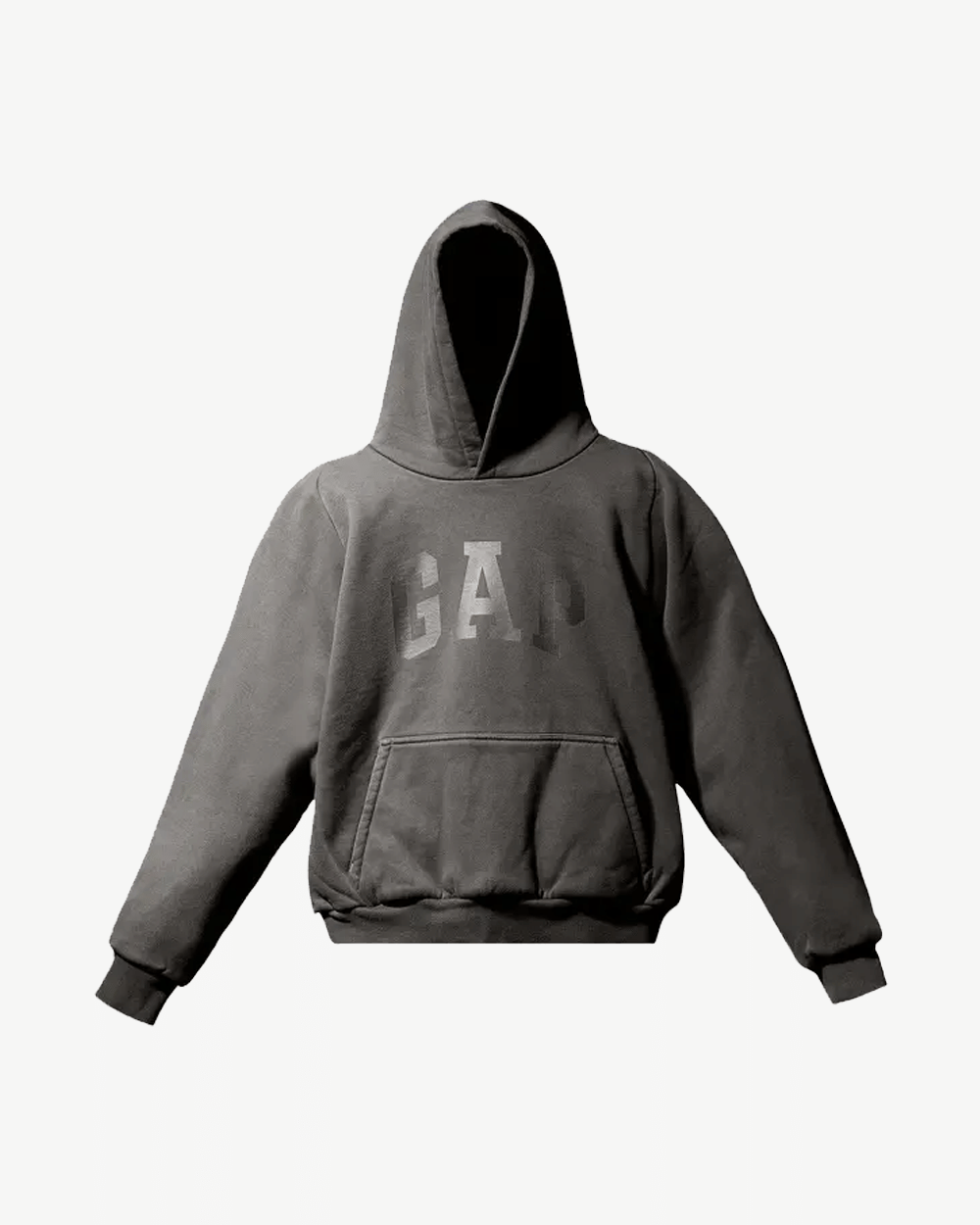 YEEZY GAP ENGINEERED BY BALENCIAGA DOVE SHRUNKEN HOODIE DARK GREY