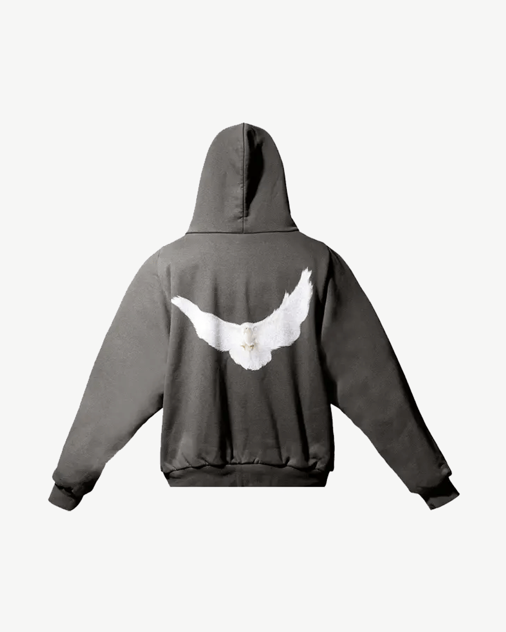 YEEZY GAP ENGINEERED BY BALENCIAGA DOVE SHRUNKEN HOODIE DARK GREY