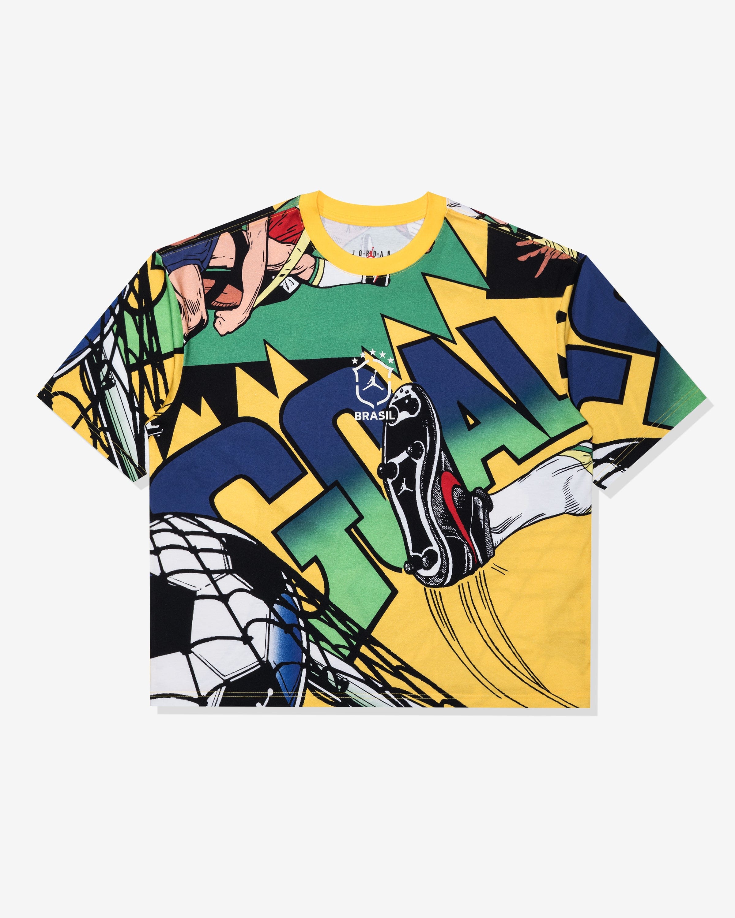Air Jordan JORDAN ESSENTIALS BOXY S/S T-Shirt - VARSITY MAIZE