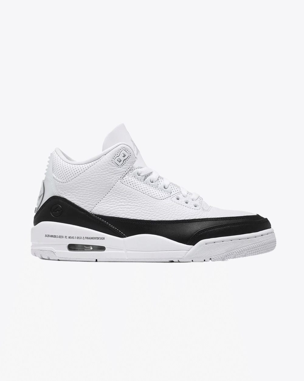 NIKE x FRAGMENT DESIGN AIR JORDAN3 WHITE