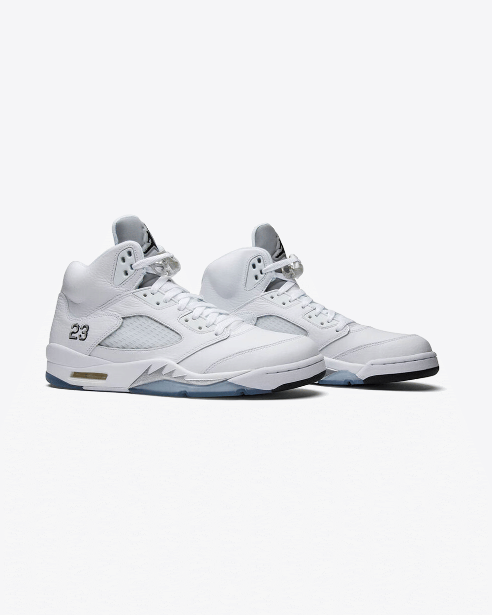 NIKE AIR JORDAN5 METALLIC WHITE