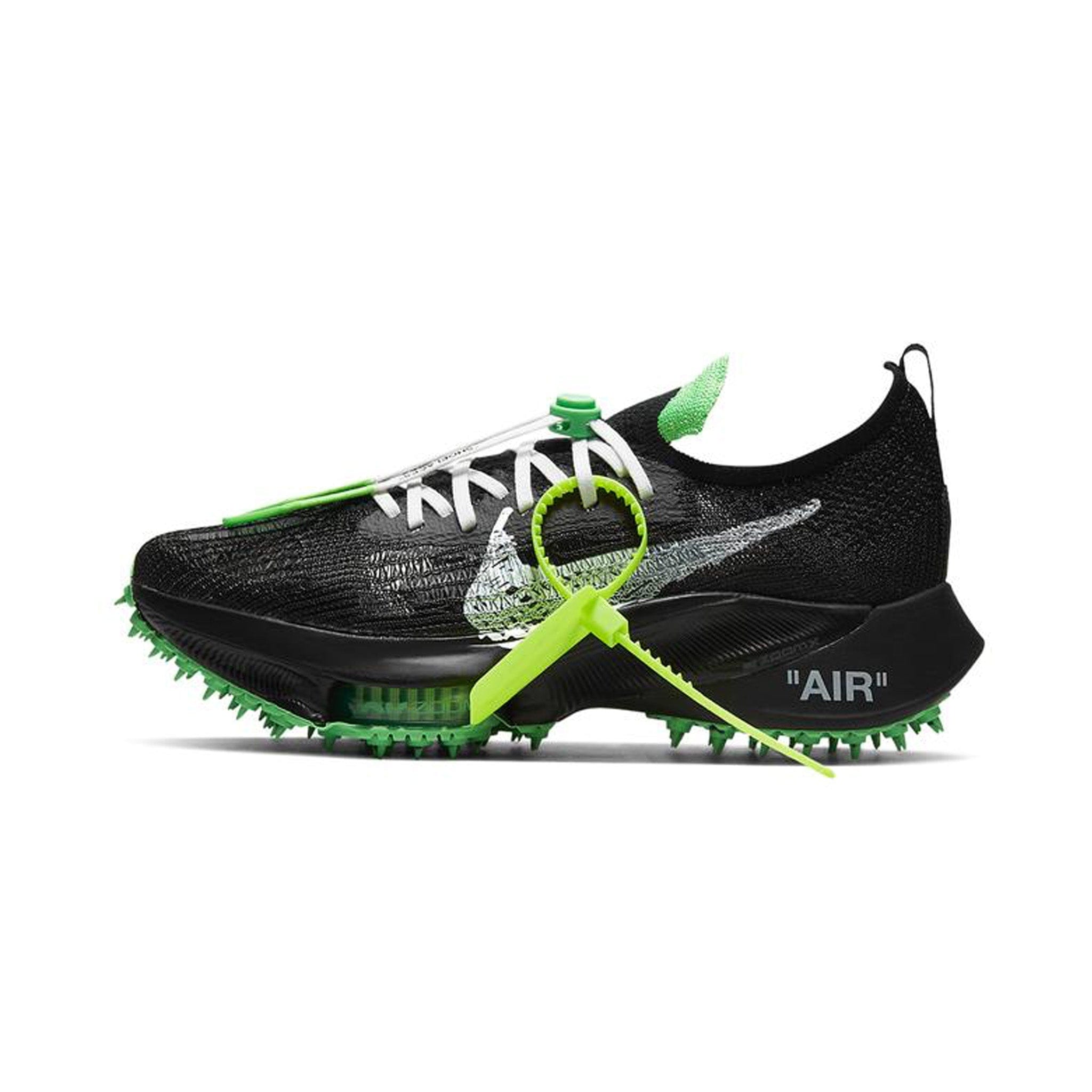 Nike Air Zoom Tempo Next% Flyknit Off - White Black Scream Green