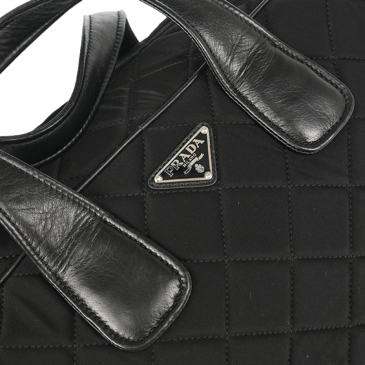 Prada Black Nylon 2way Shoulder Handbag