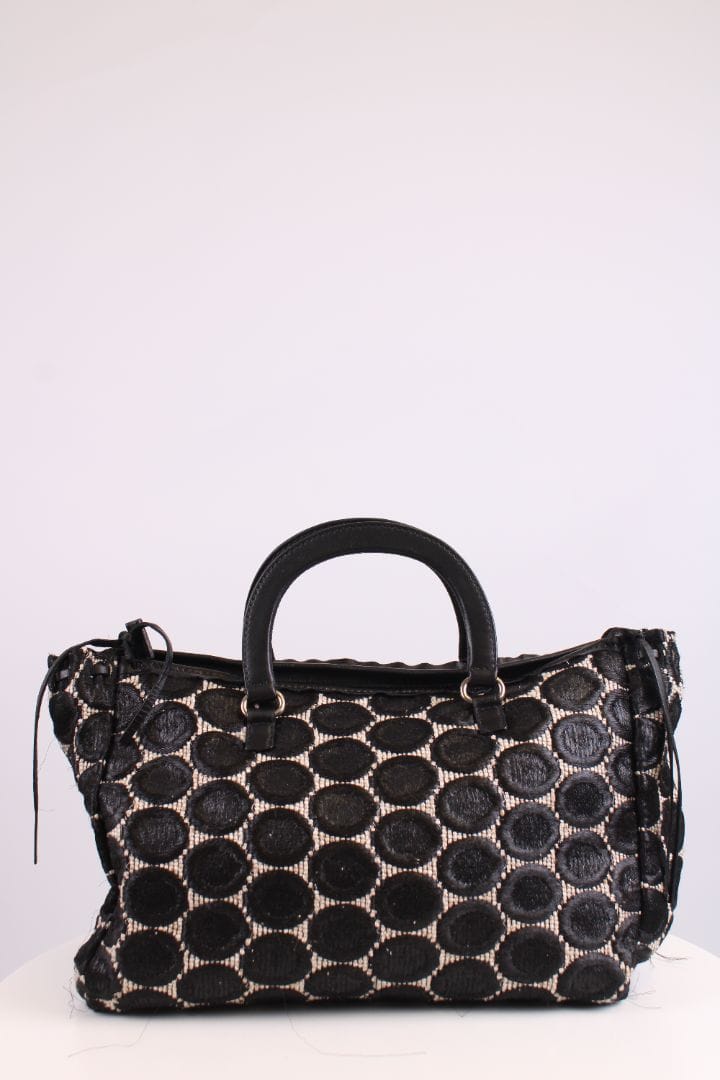 Prada Handbag Black/ Cream