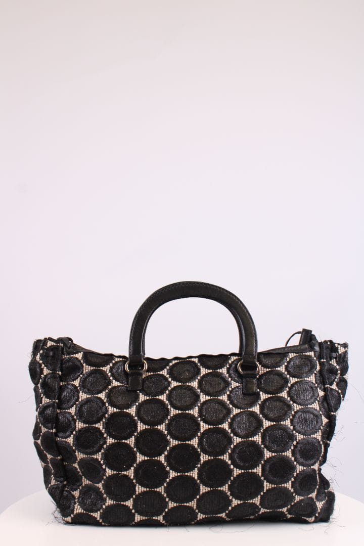 Prada Handbag Black/ Cream