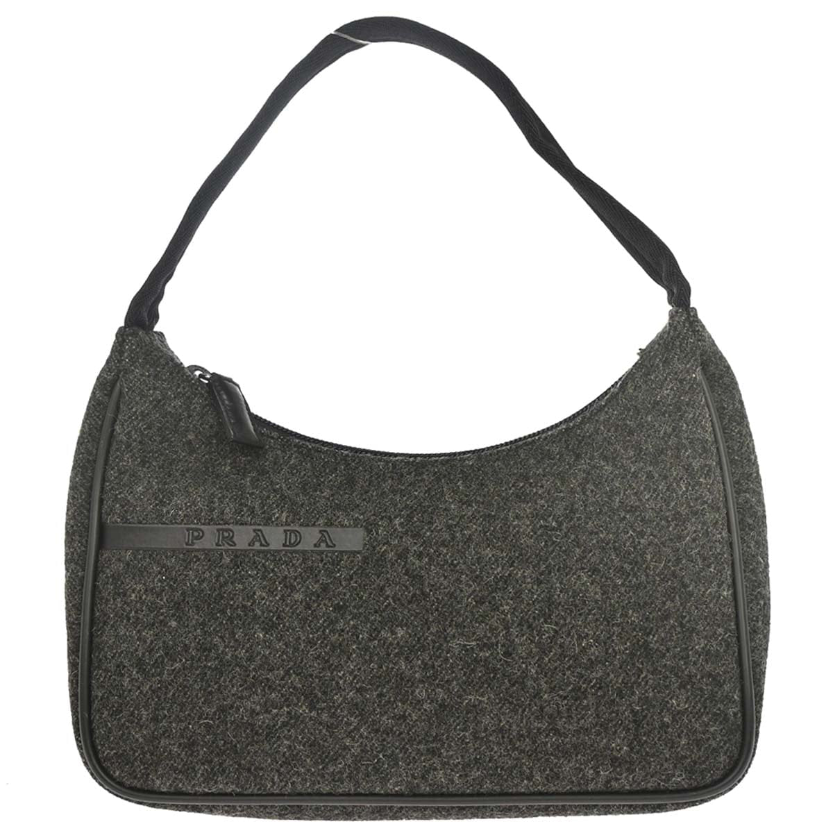 Prada Sports Gray Wool Handbag