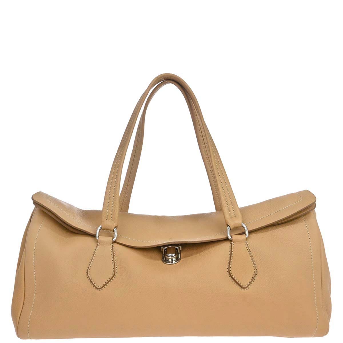 Prada Beige Leather Easy Bag Handbag