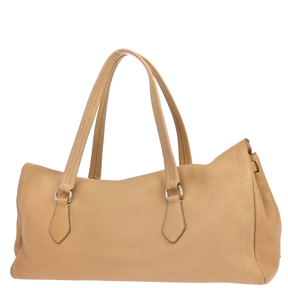 Prada Beige Leather Easy Bag Handbag