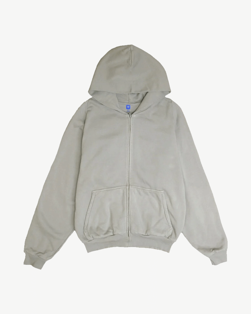 YEEZY x GAP ZIP UP HOODIE LIGHT GREY TAUPE