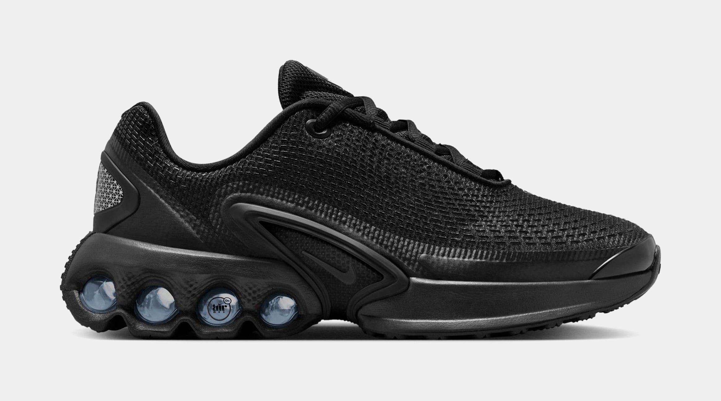 Nike Air Max DN Grade School Running Shoes (Black/Grey)