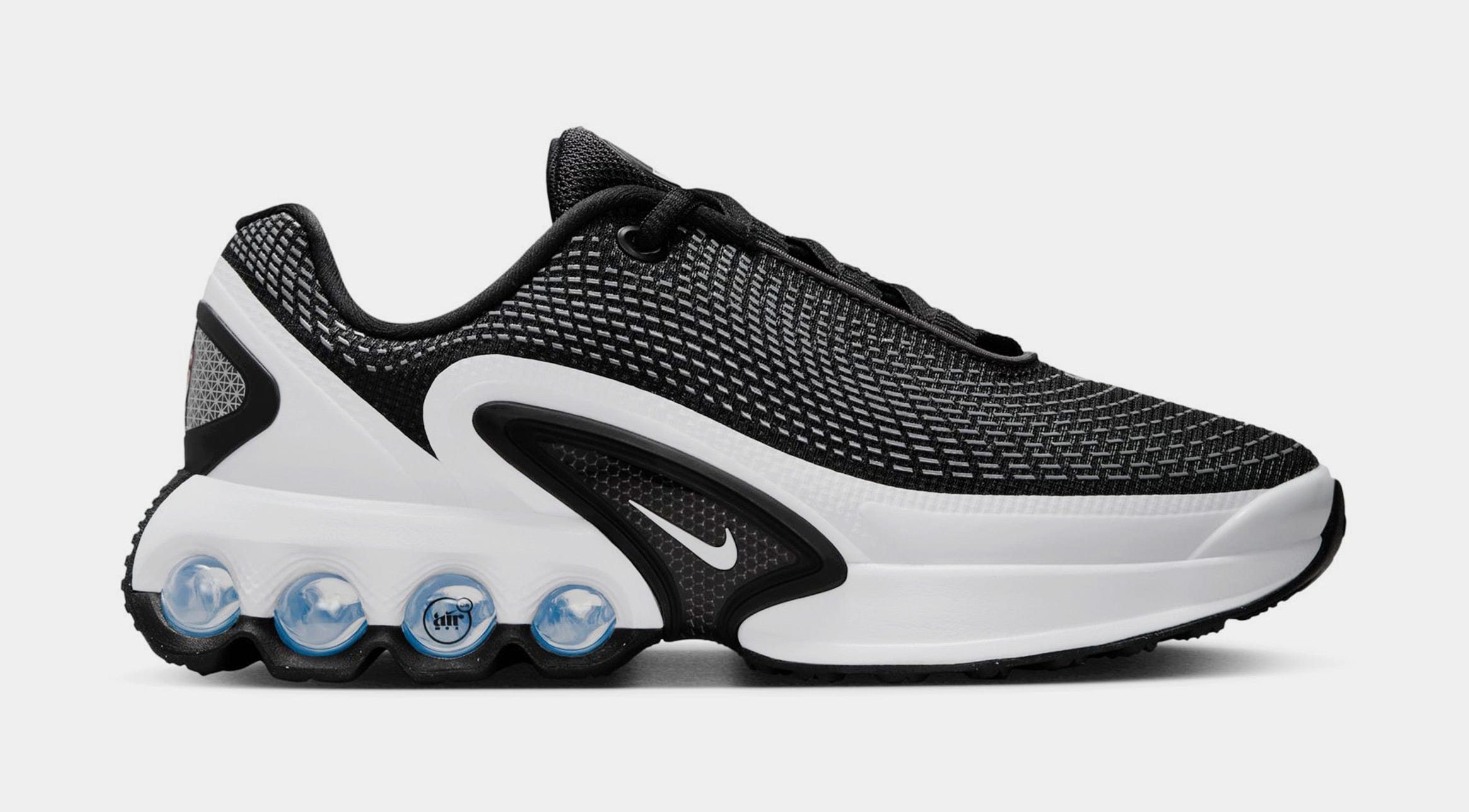 Nike Air Max DN Grade School Lifestyle Shoes (Black/White/Cool Grey)