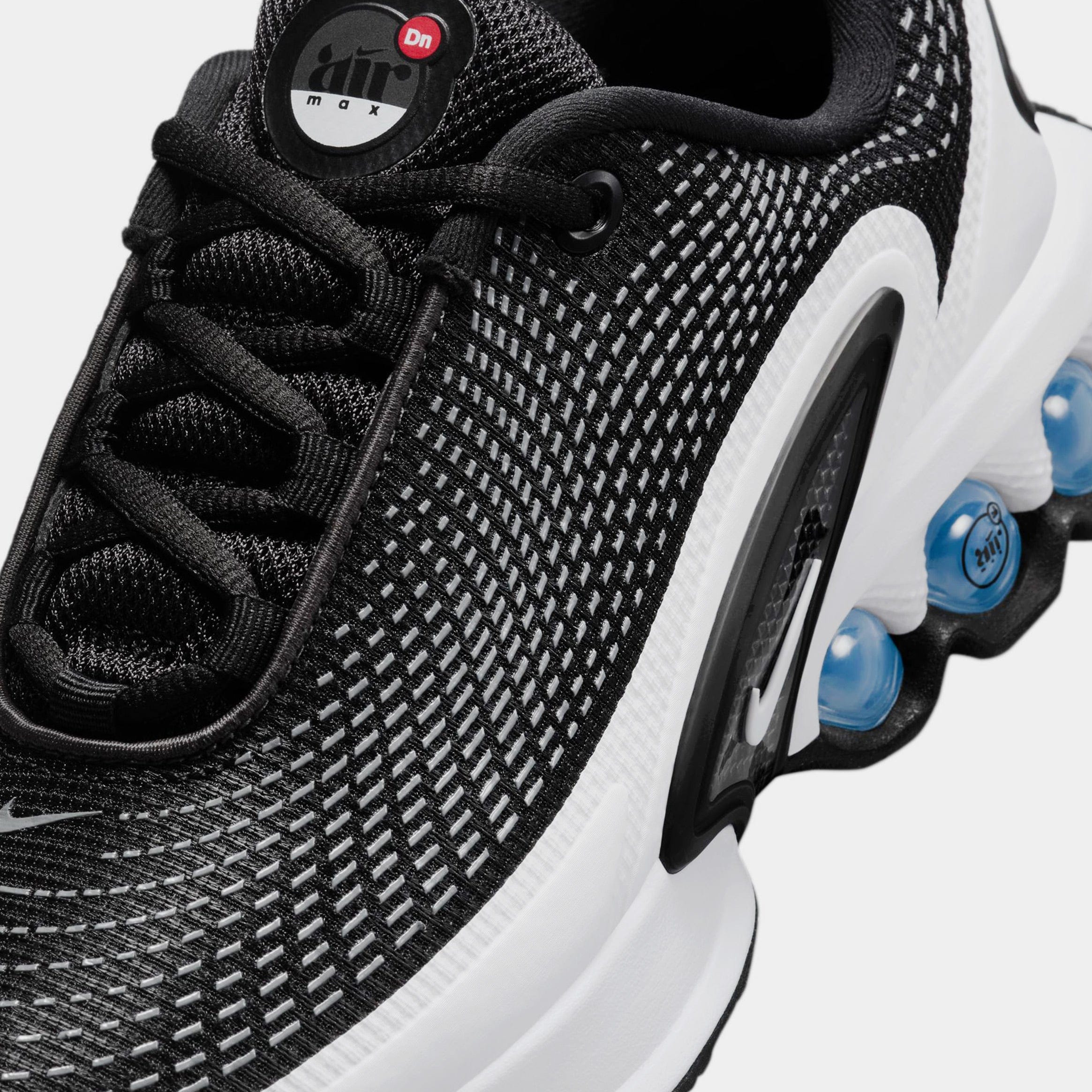 Nike Air Max DN Grade School Lifestyle Shoes (Black/White/Cool Grey)