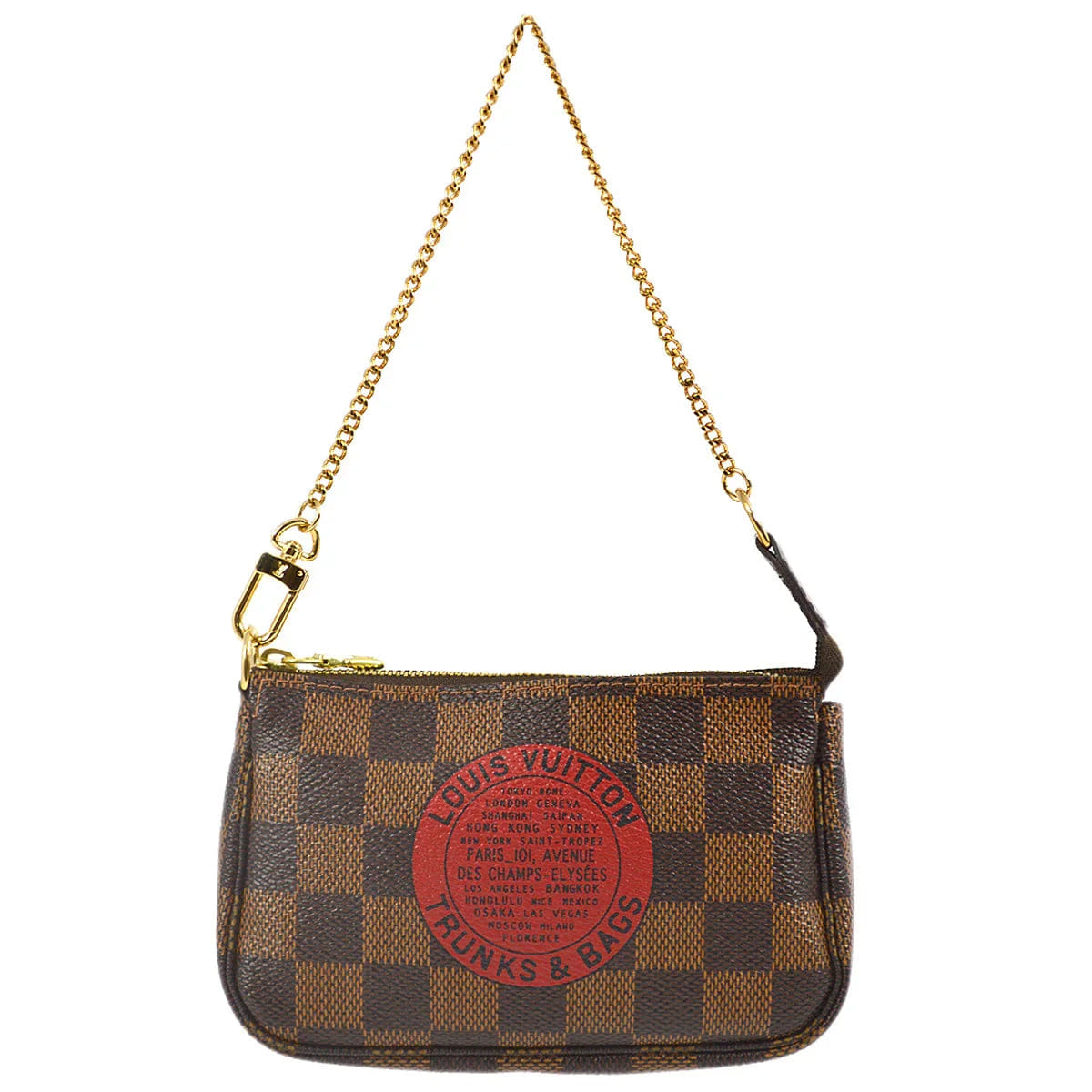 Louis Vuitton 2008 Damier T&B Mini Pochette Accessoires Handbag N58011