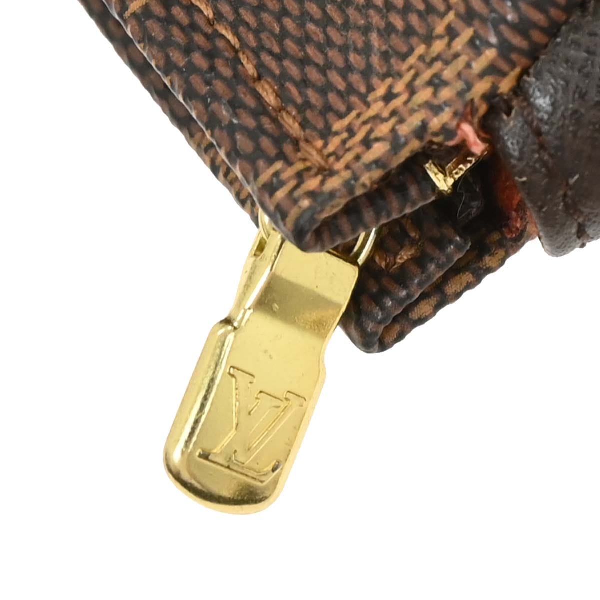 Louis Vuitton 1998 Damier Trousse Makeup Handbag N51982