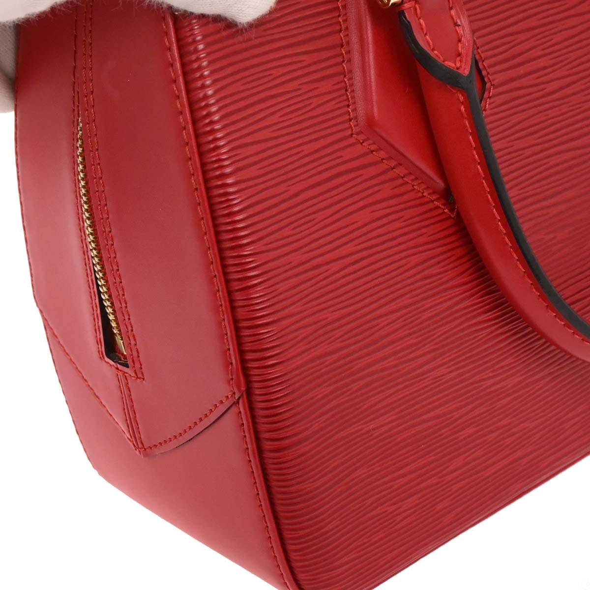 Louis Vuitton 1997 Red Epi Sablon Handbag M52047